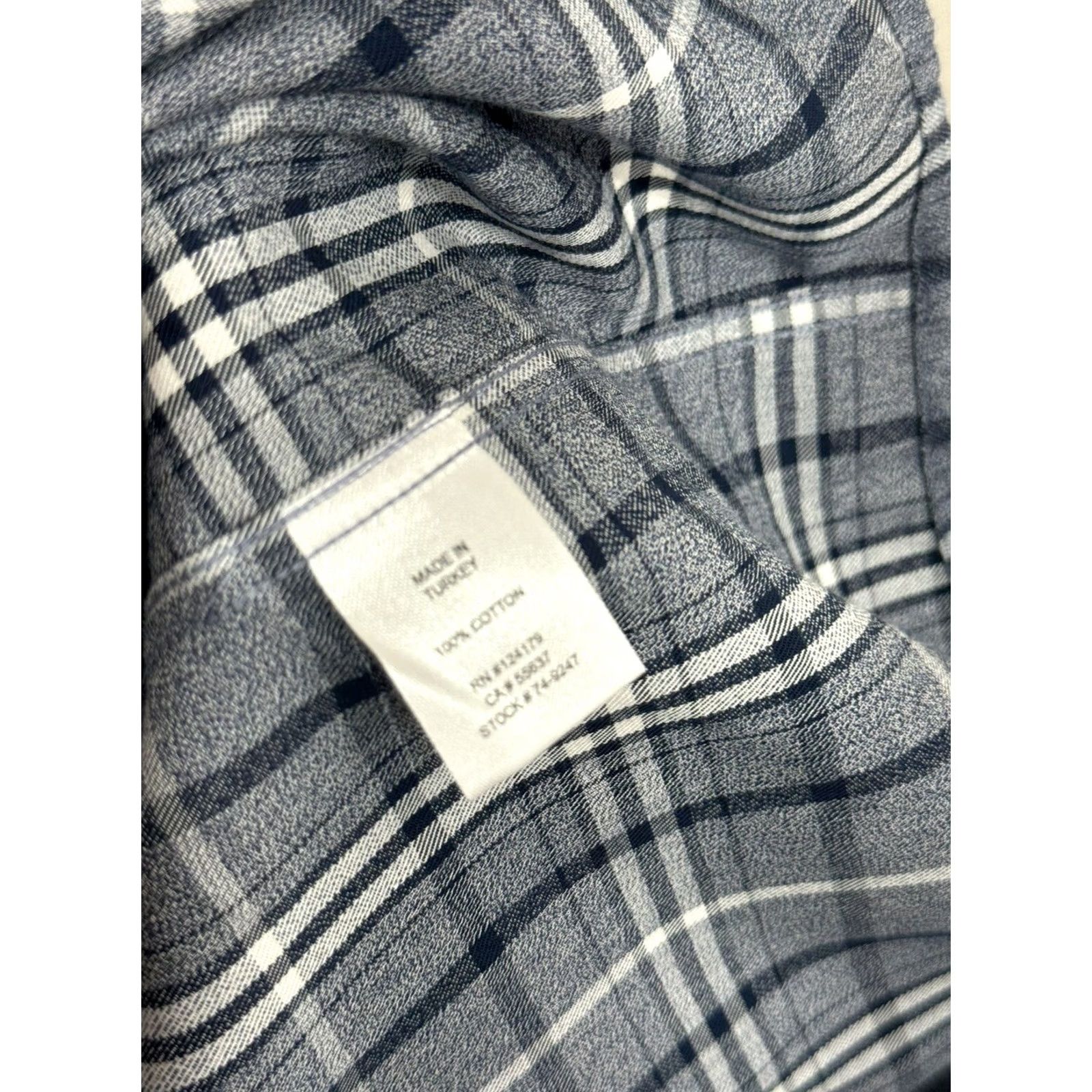 Johnston & Murphy JOHNSTON & MURPHY / NEW w TAG - Mens Plaid Lightweight Flannel L Shirt Size US L / EU 52-54 / 3 - 7 Thumbnail