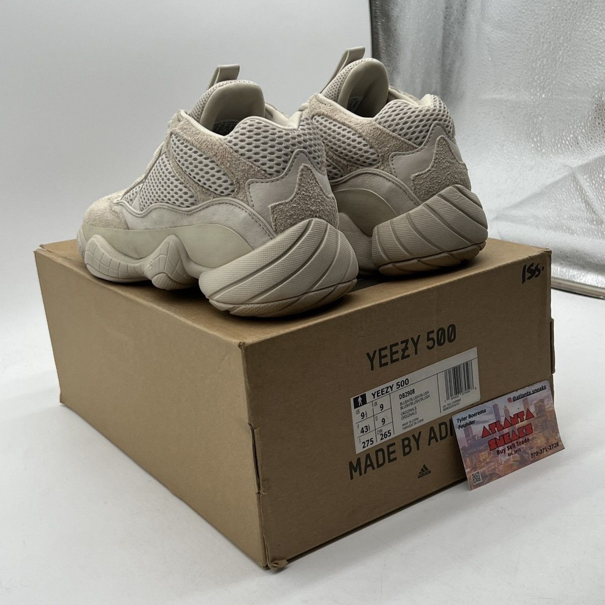 Adidas Yeezy 500 blush Size US 9.5 / EU 42-43 - 4 Thumbnail
