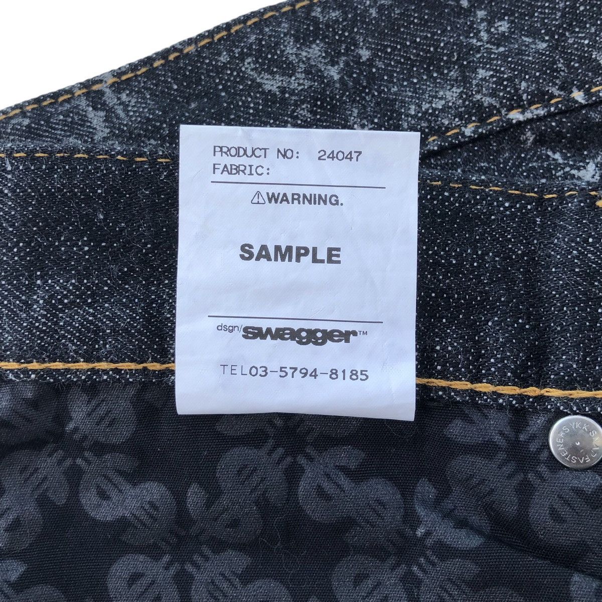 Swagger Swagger Selvedge Abstract Art Jeans Size US 30 / EU 46 - 23 Thumbnail