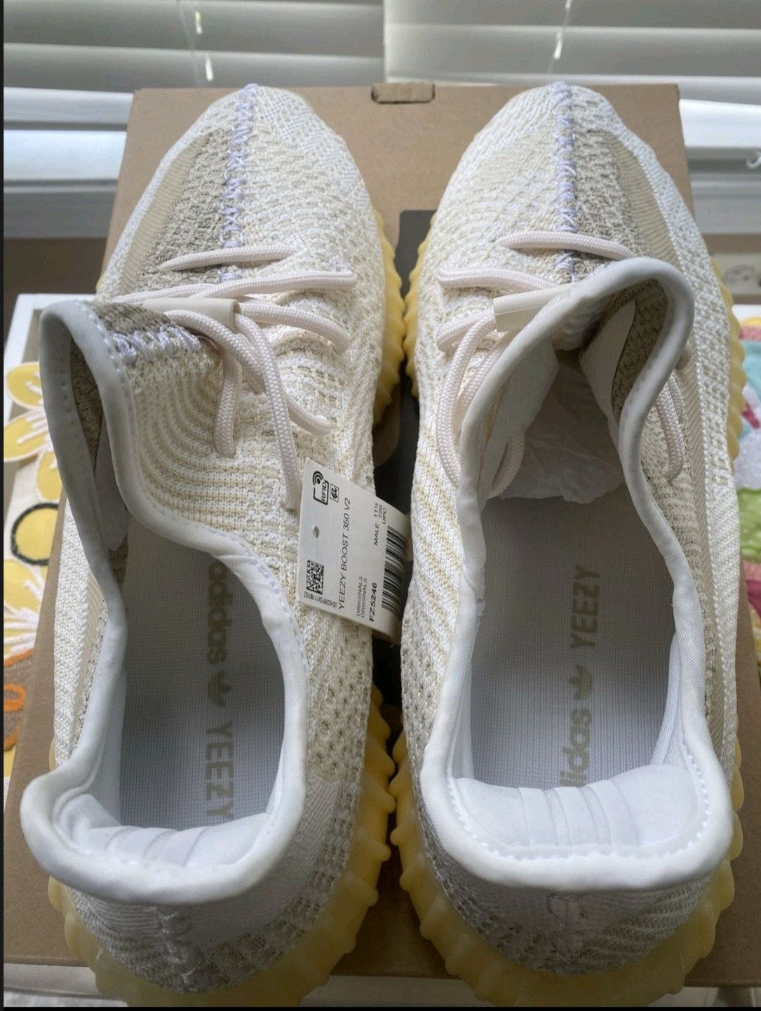 Adidas Adidas Yeezy Boost 350 V2 Natural Size 12 Men Brand New DS Size US 12 / EU 45 - 6 Thumbnail