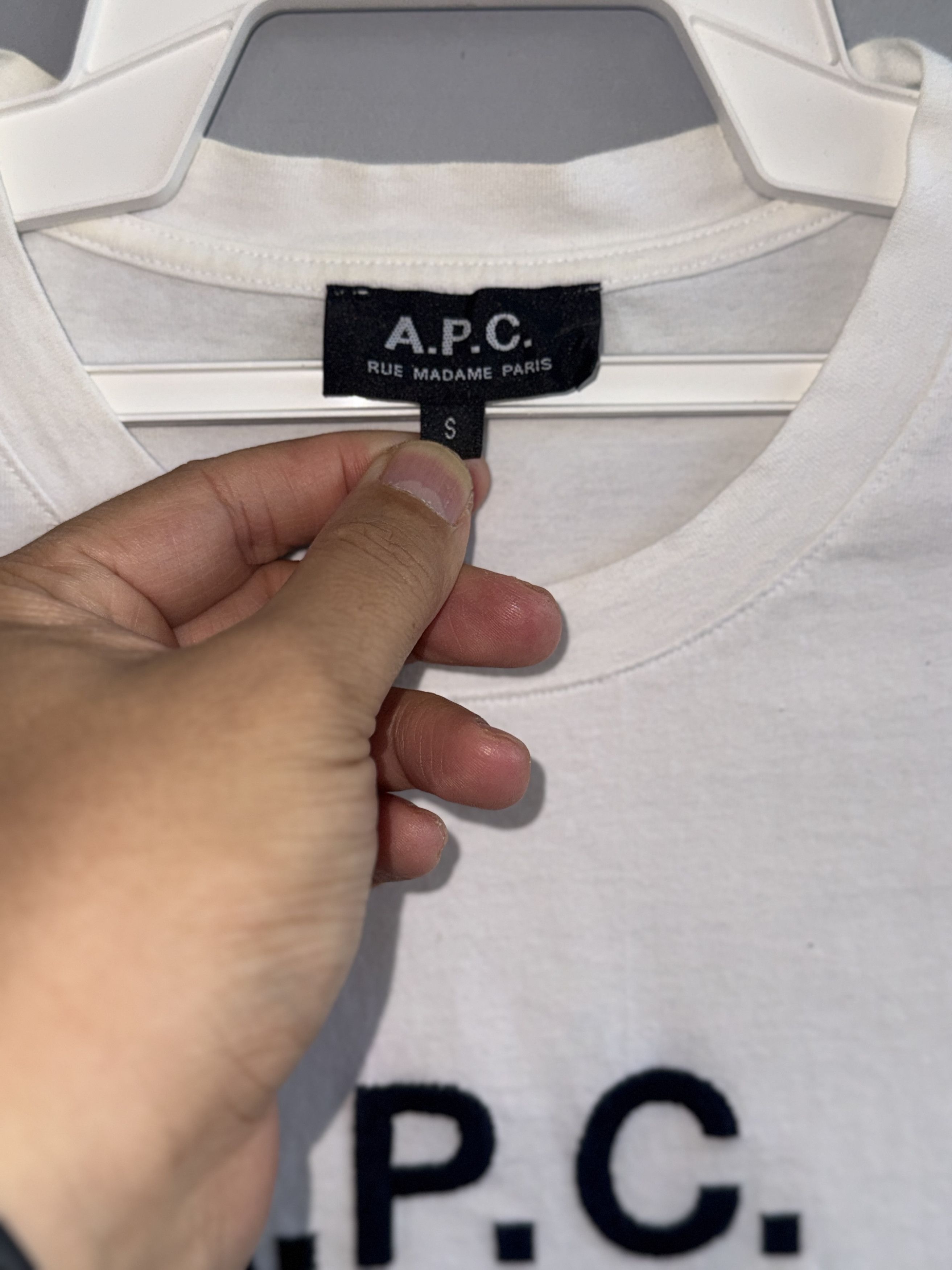 A.P.C. A.P.C Rue Madame Paris Embroidered T-Shirt Size S / US 4 / IT 40 - 3 Thumbnail