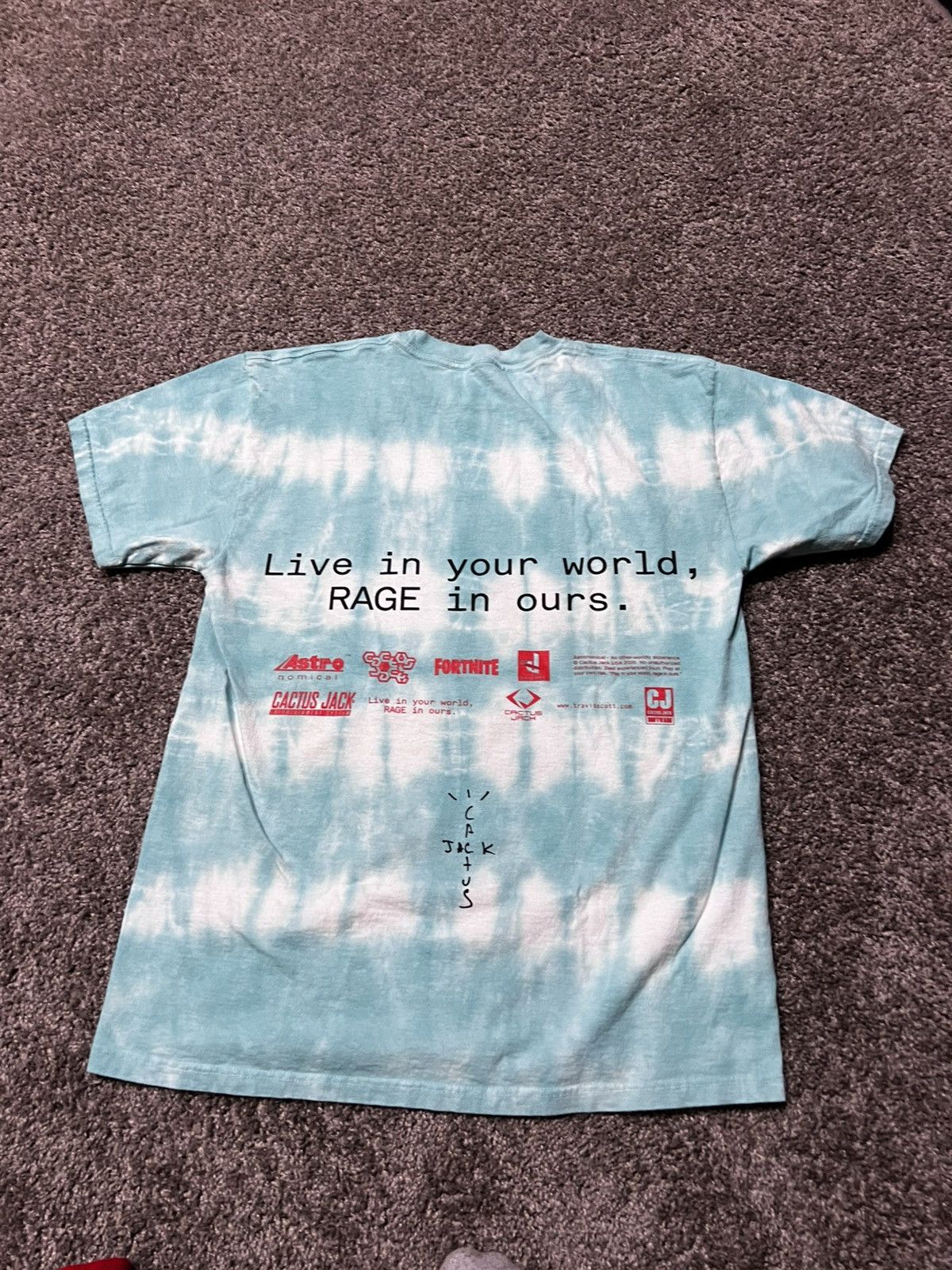 Travis Scott Travis Scott Fortnite World Tie Dye T Shirt Size US M / EU 48-50 / 2 - 2 Thumbnail