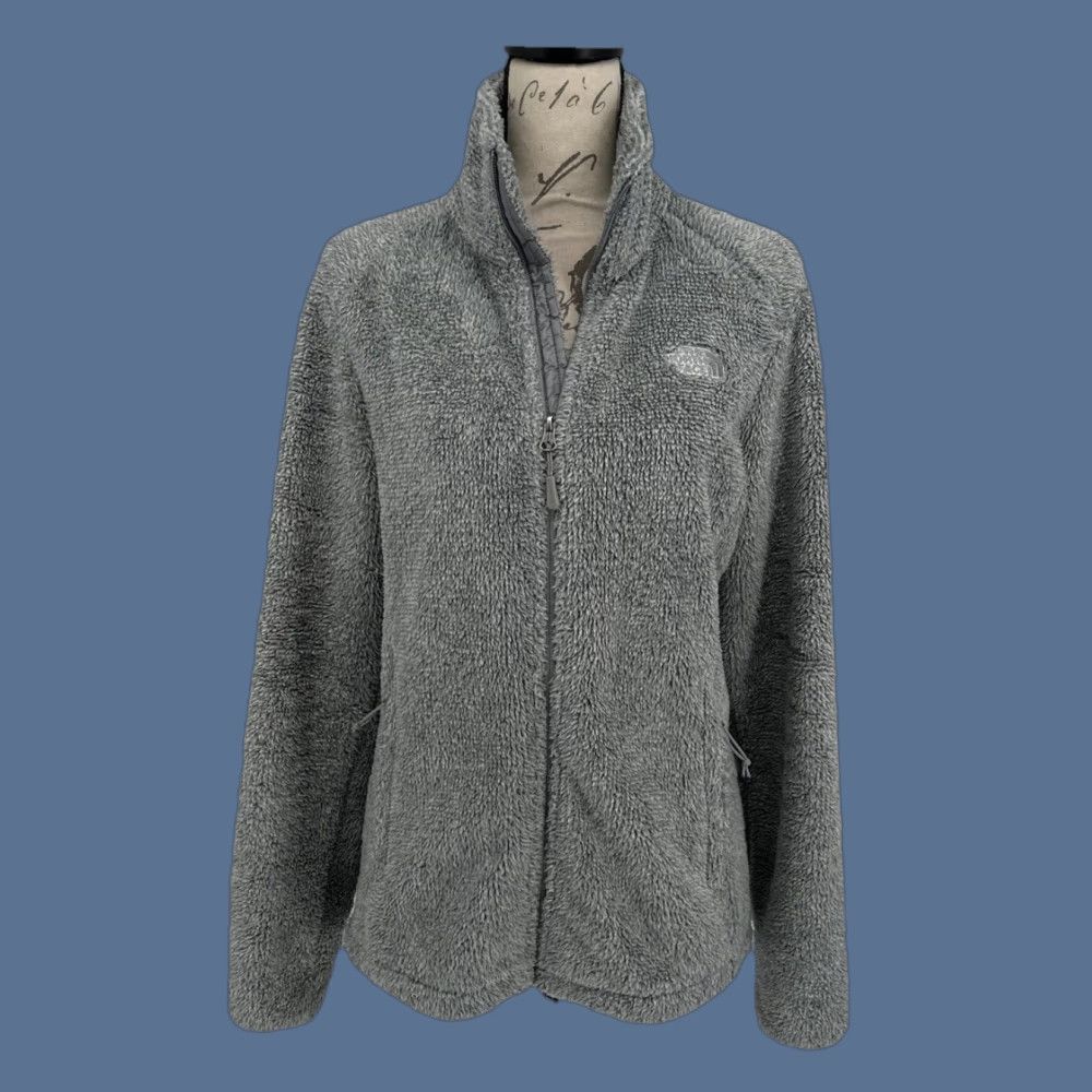 The North Face The North Face Womens Jacket Medium Gray Osito 2 Fleece Full Zip Soft High Pile Size M / US 6-8 / IT 42-44 - 1 Thumbnail