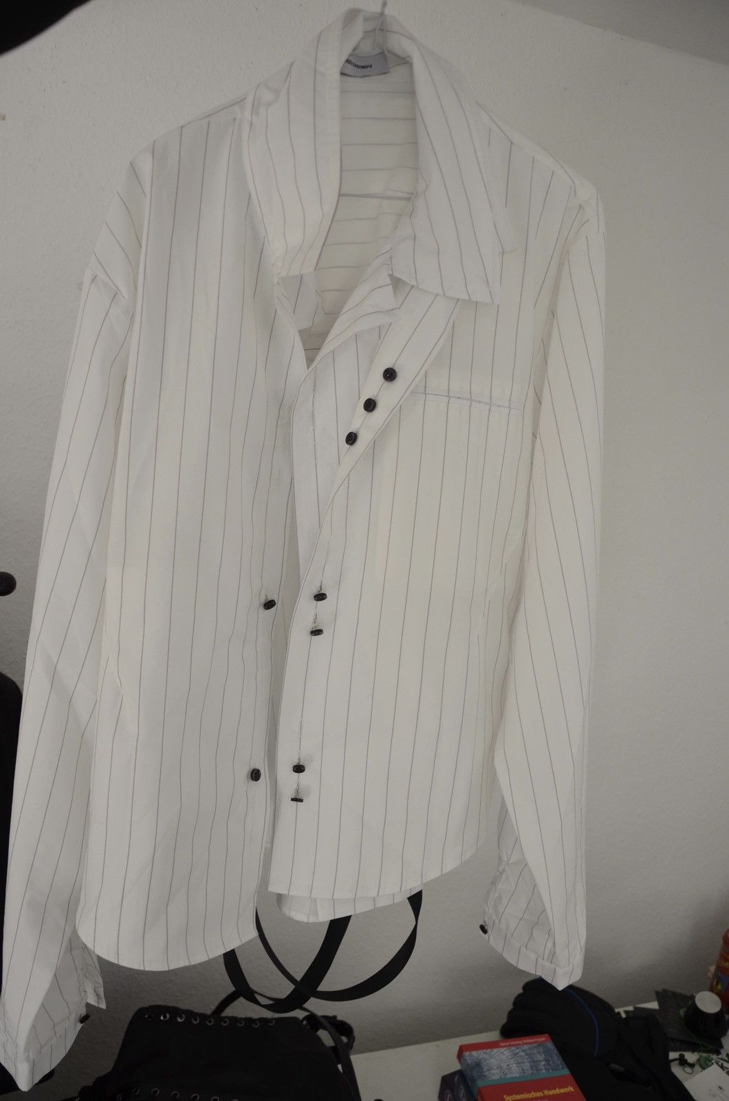 Kiko Kostadinov Kiko Kostadinov Tonino Shirt Jacket Wide Stripe Size US M / EU 48-50 / 2 - 1 Thumbnail
