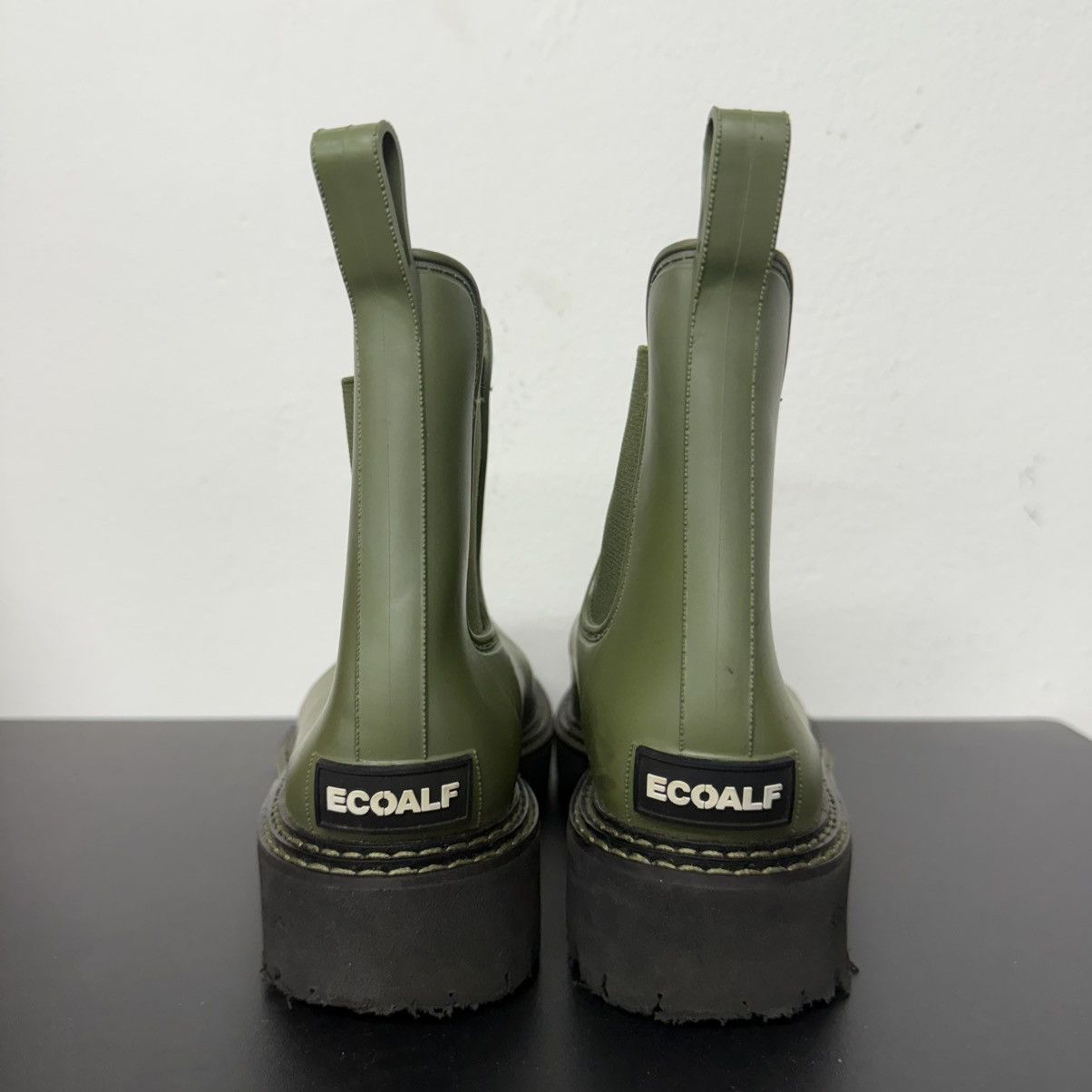 ECOALF Ecoalf Chelsea Boots Olive Green Size US 7.5 / EU 40-41 - 3 Thumbnail