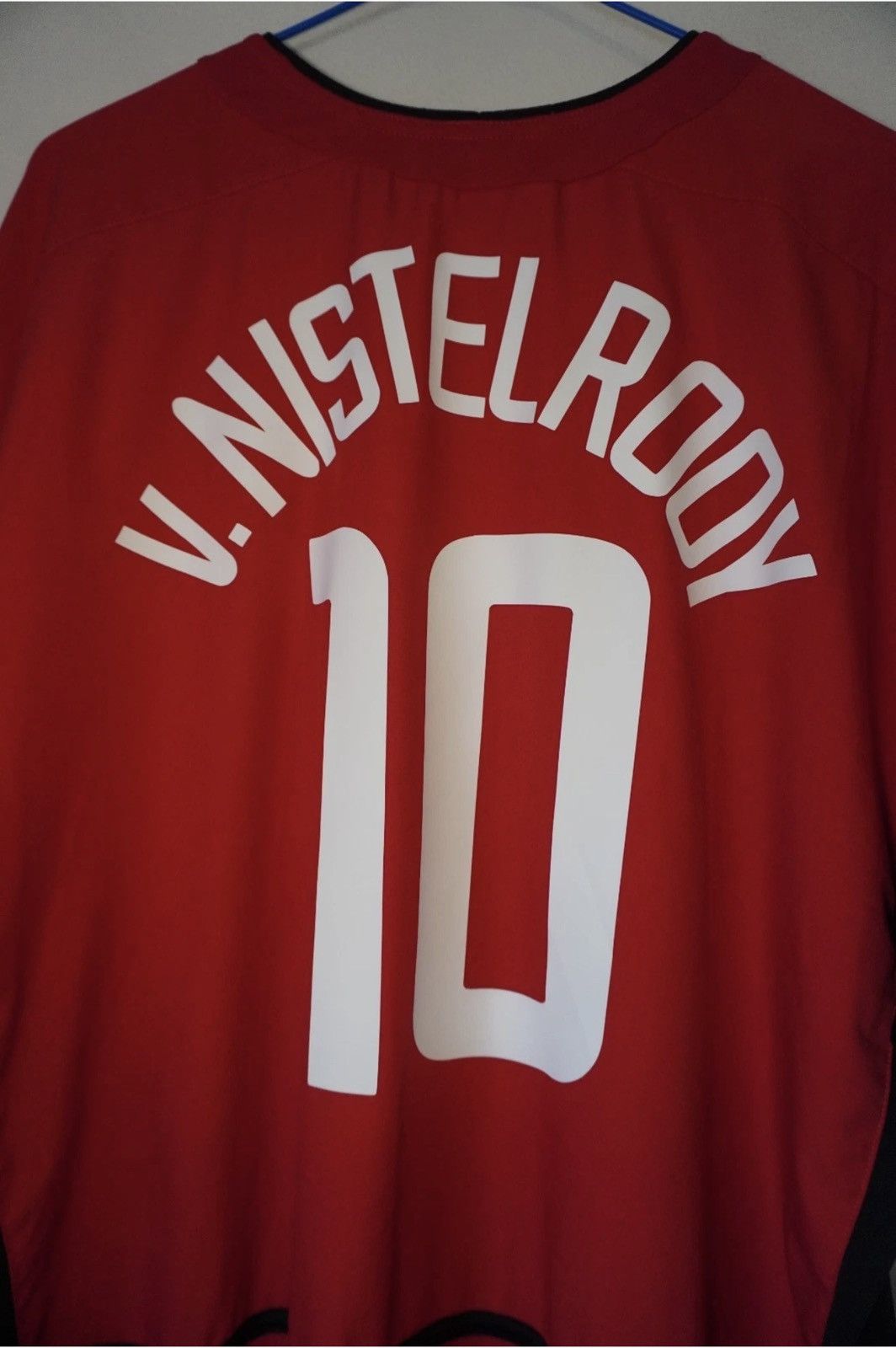 Nike 2002/03 Manchester United UCL Shirt 10 Van Nistelrooy XL Size US XL / EU 56 / 4 - 9 Thumbnail