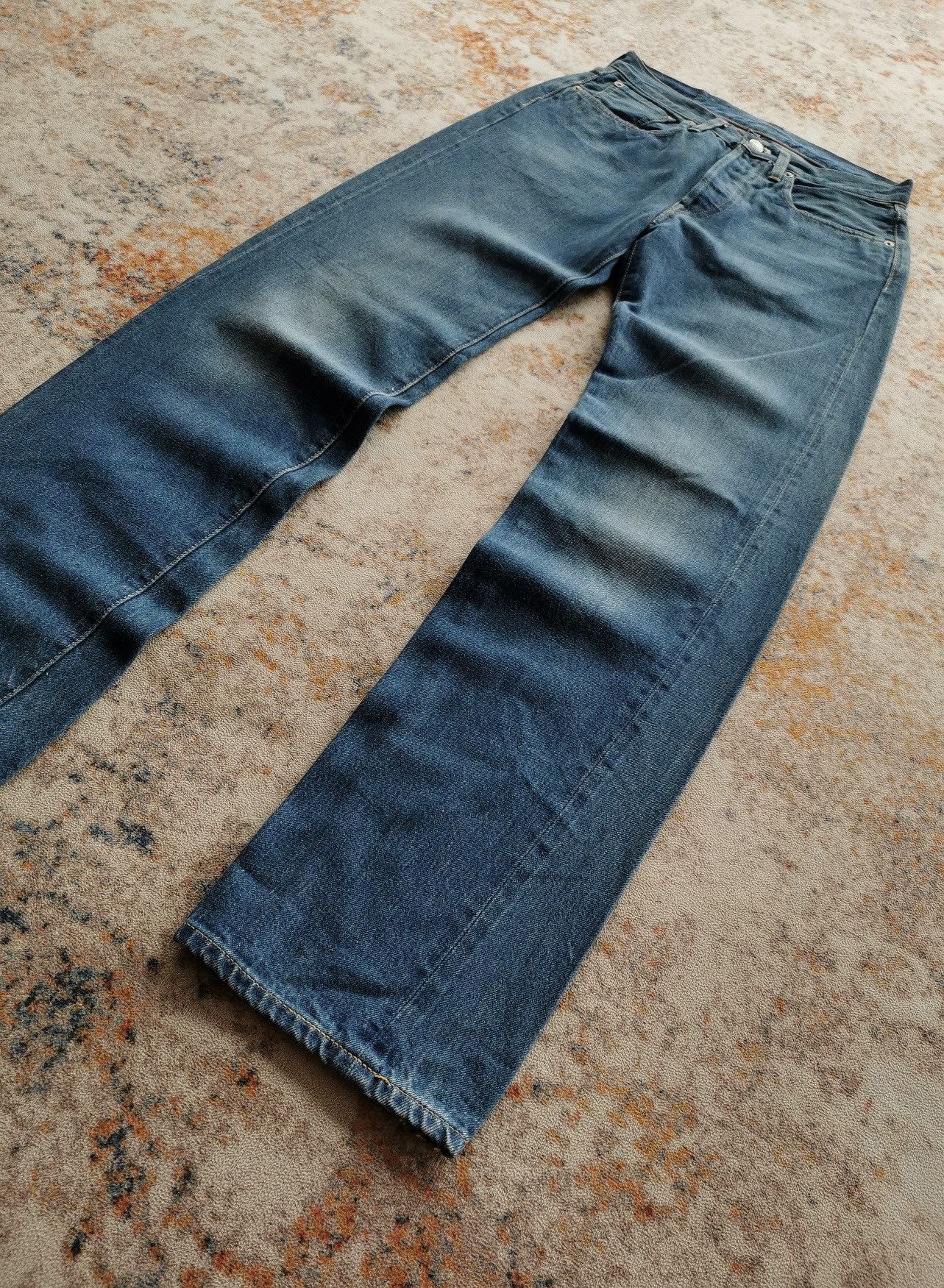 Levi's Vintage Clothing × Self Edge Lvc Levis Vintage Clothing Lot 503BXX Selvedge Denim Jeans Size US 27 - 3 Thumbnail