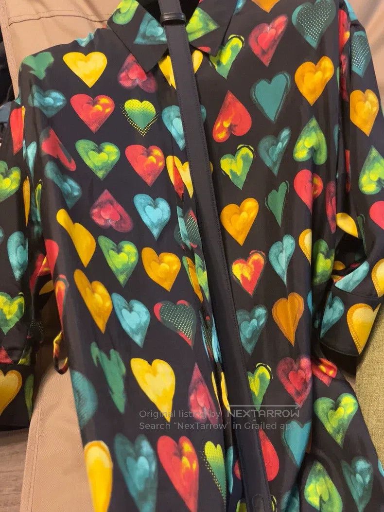 Versace Versace Love print shirt dress Size XS / US 0-2 / IT 36-38 - 5 Thumbnail