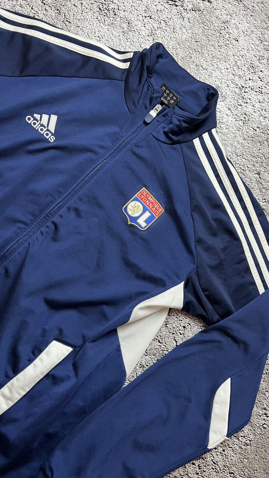 Adidas Y2K Olympic Lyonnais adidas zip track top Size US M / EU 48-50 / 2 - 2 Thumbnail
