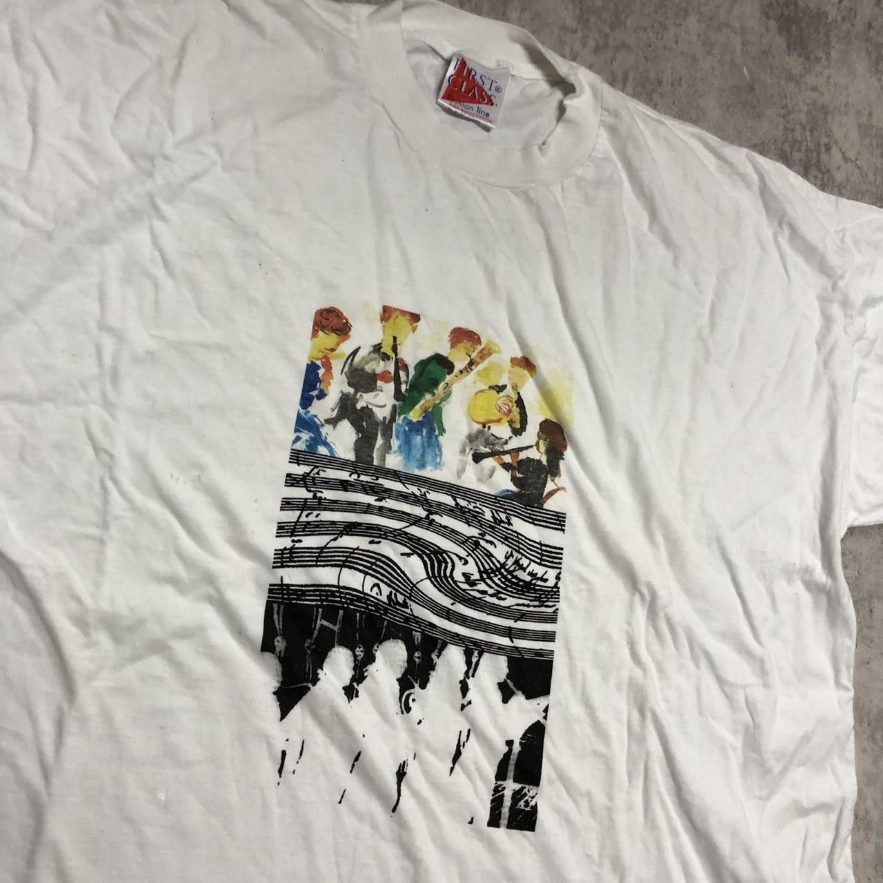 Other 1980s vintage white single stitch band tee bandtee Size US L / EU 52-54 / 3 - 2 Thumbnail