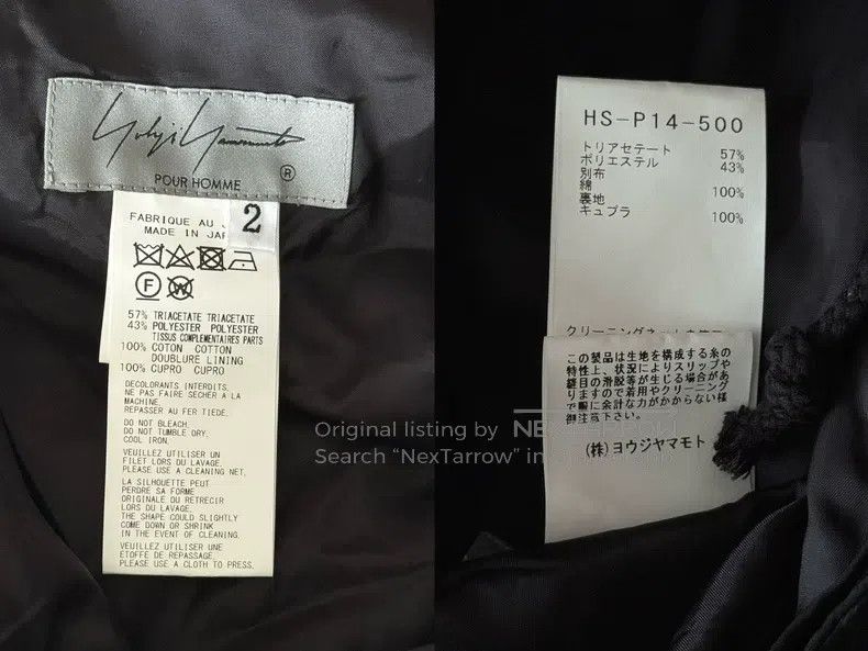 Yohji Yamamoto Yohji Yamamoto size 2 24SS irregularly pleated triacetate p Size US 28 / EU 44 - 9 Thumbnail