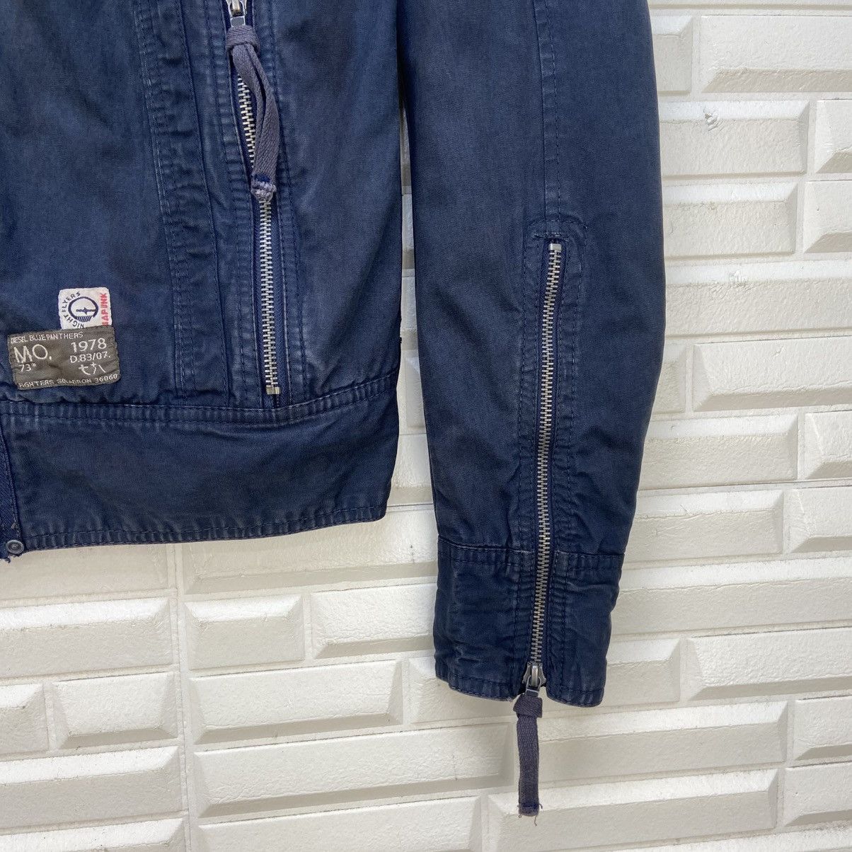 Diesel Diesel Blue Panthers Fighters Squadron 36060 Biker Jacket Size US S / EU 44-46 / 1 - 3 Thumbnail