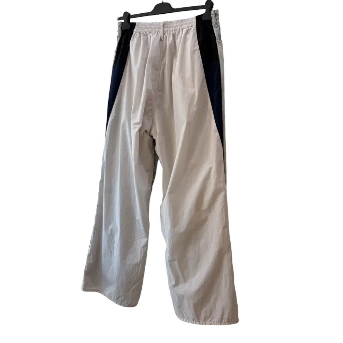 Balenciaga Balenciaga 24fw Denim Jersey Track Hybrid Pants Size US 31 - 4 Thumbnail