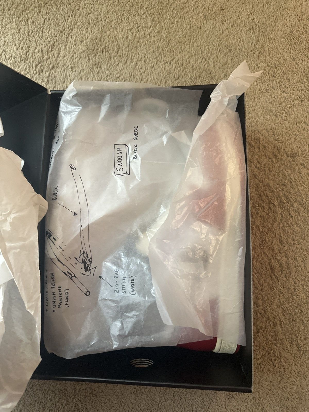 Jordan Brand Jordan 1 Retro High OG SP Union LA Chicago Shadow Size US 11.5 / EU 44-45 - 6 Thumbnail