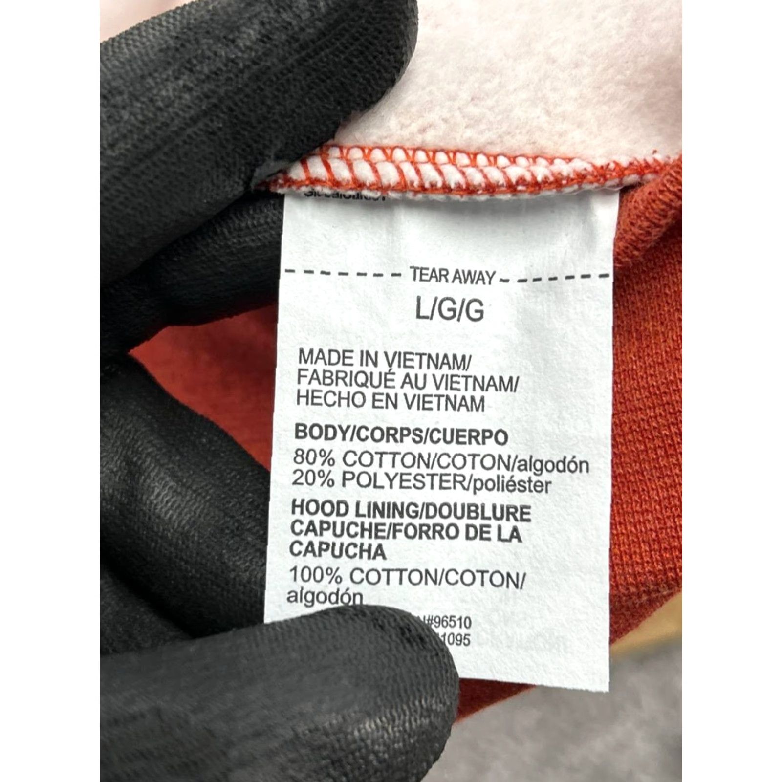 Under Armour Under Armour Hoodie Mens Large Orange Heathered Fleece Lined Cotton Embroidered Size US L / EU 52-54 / 3 - 5 Thumbnail