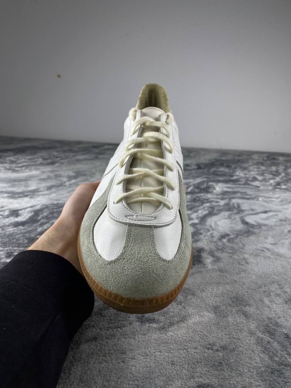 Vintage GAT BW Sport Army Trainer Bundeswehr Shoes Leather Sneakers Size US 9.5 / EU 42-43 - 4 Thumbnail