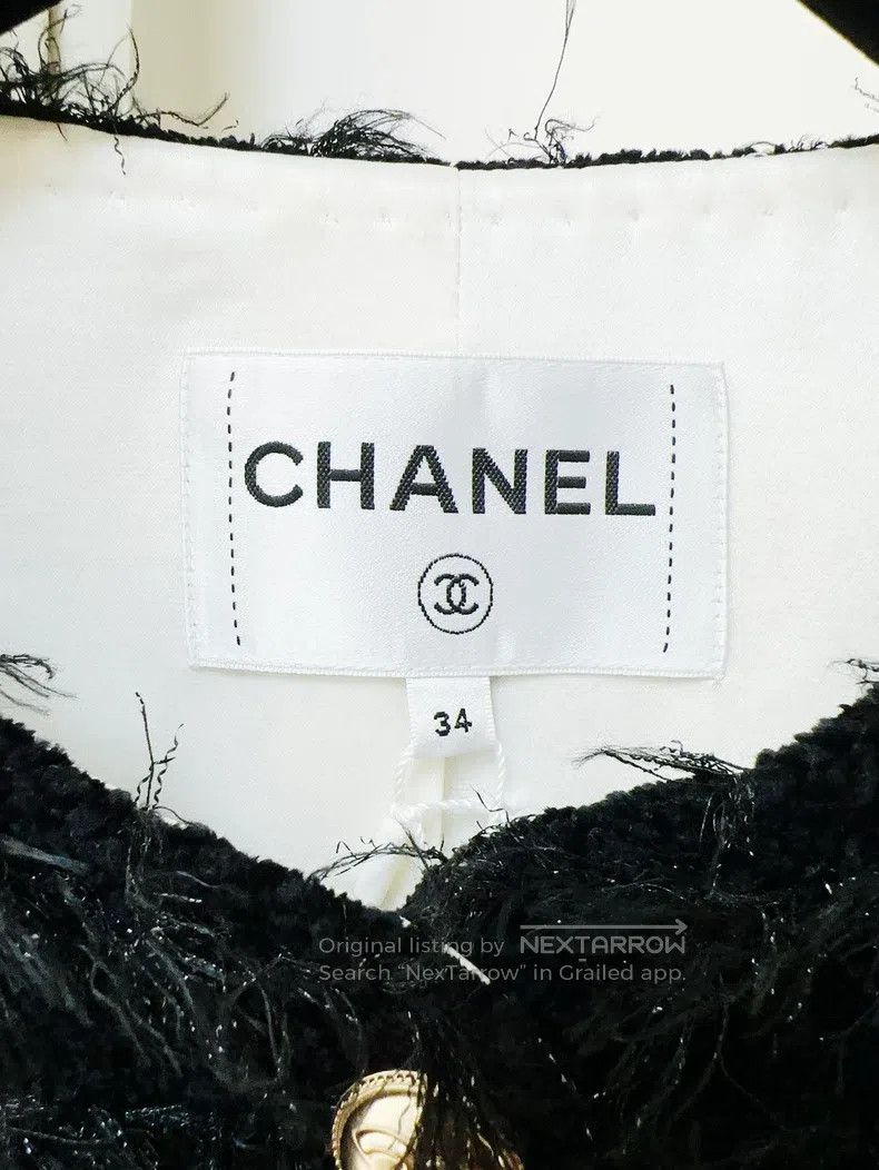 Chanel Chanel Equestrian series black three-dimensional plush lon Size XXS / US 00 / IT 34 - 5 Thumbnail