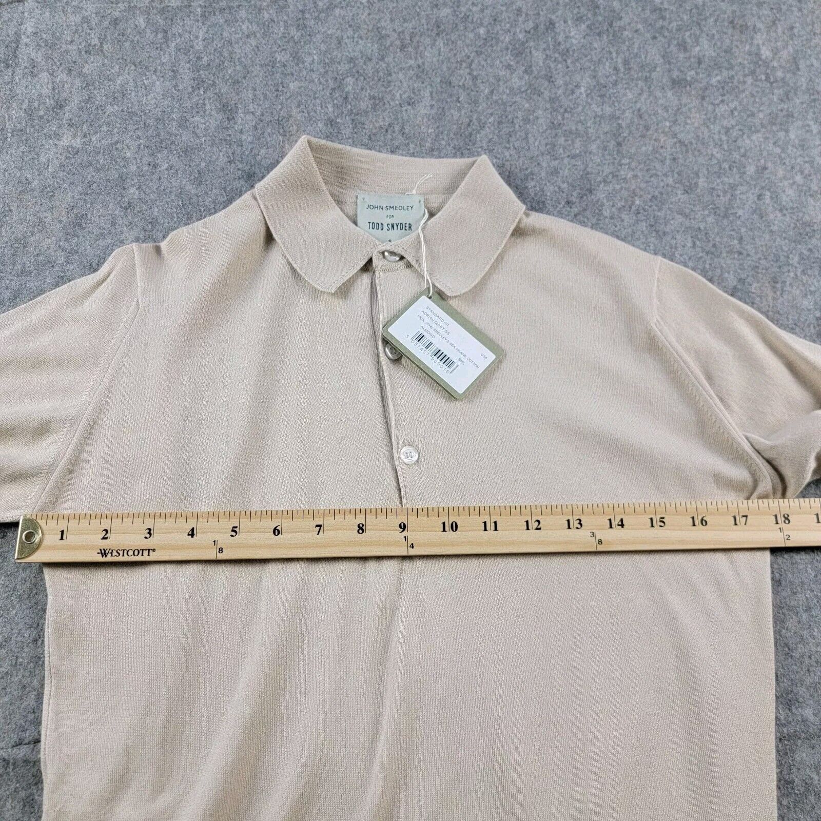John Smedley John Smedley x Todd Snyder Cotton Adrian Polo Shirt Size US S / EU 44-46 / 1 - 5 Thumbnail
