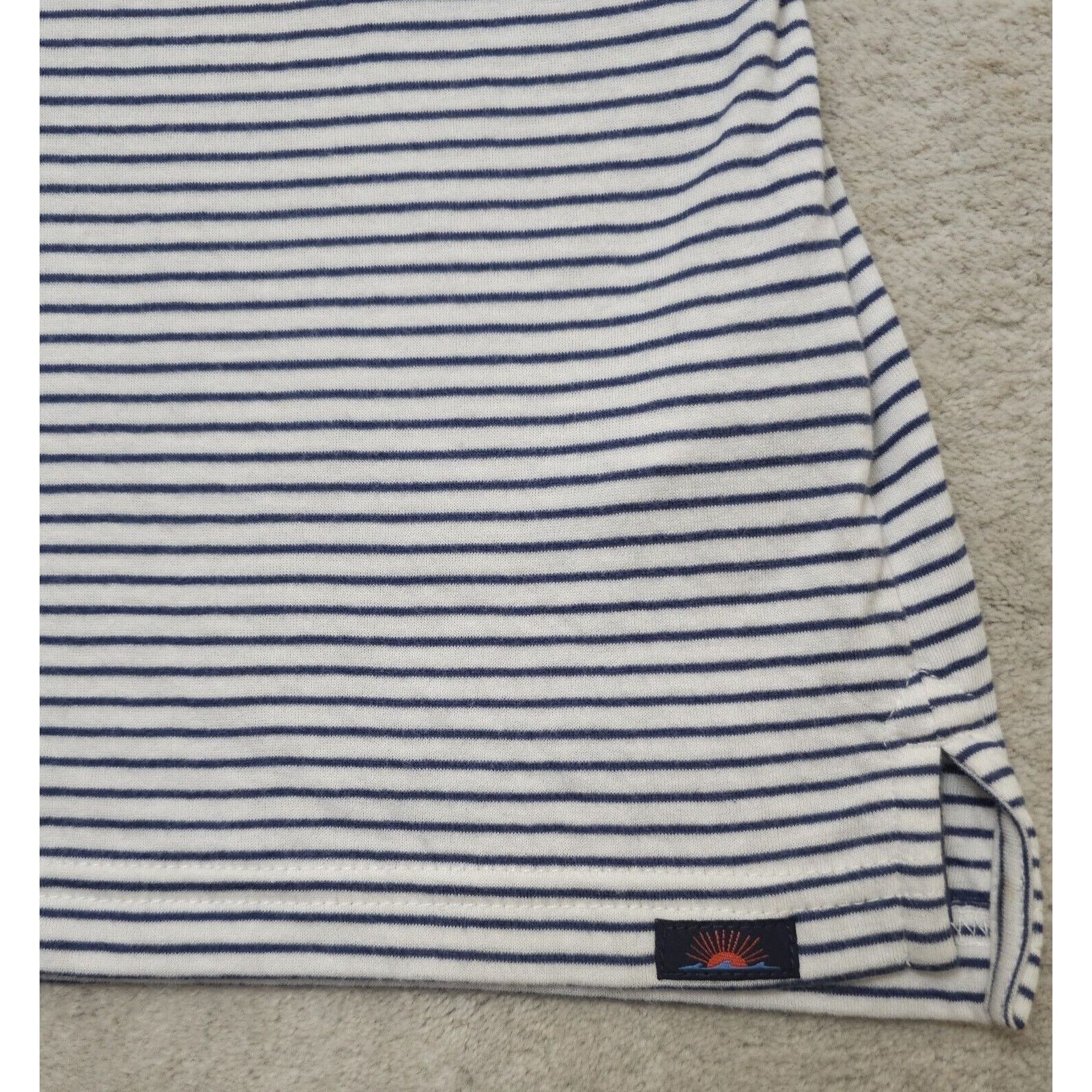 Faherty Faherty Cloud Cotton Short Sleeve Collared polo Striped Size US XL / EU 56 / 4 - 6 Thumbnail
