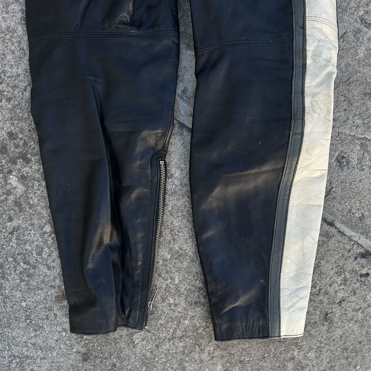 Vintage Vintage Moto Leather Pants Size 34 Style USA 90s Y2K Size US 34 / EU 50 - 6 Thumbnail
