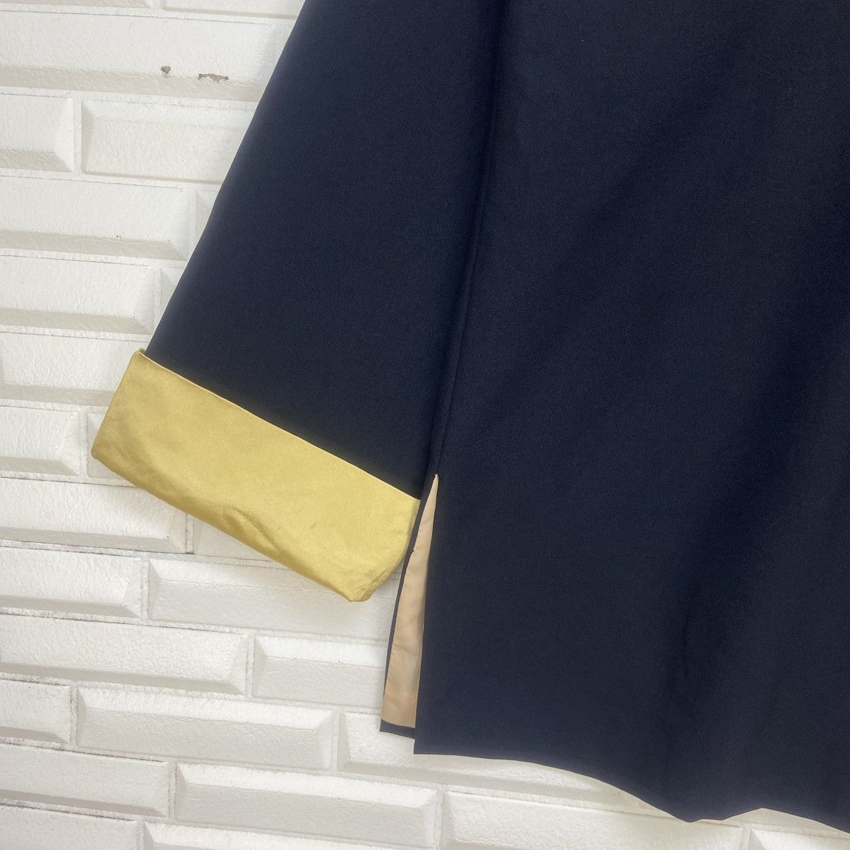 Japanese Brand 100% Silk Japanese Traditional Wear Gold Dragon Embroidered Size US M / EU 48-50 / 2 - 6 Thumbnail