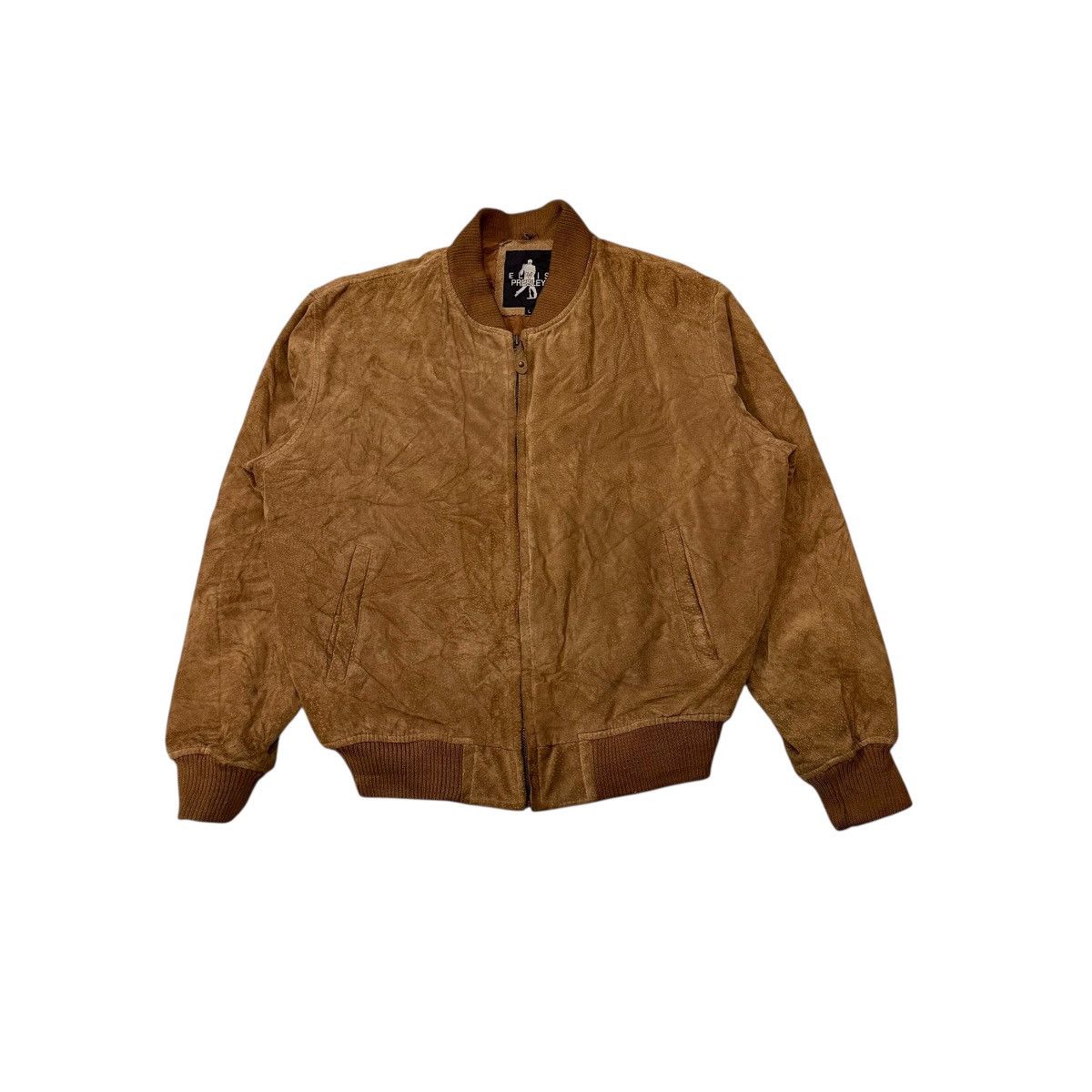 Leather ‼️RARE‼️Vintage Elvis Presley Pigskin Bomber Leather Jacket Size US L / EU 52-54 / 3 - 2 Thumbnail