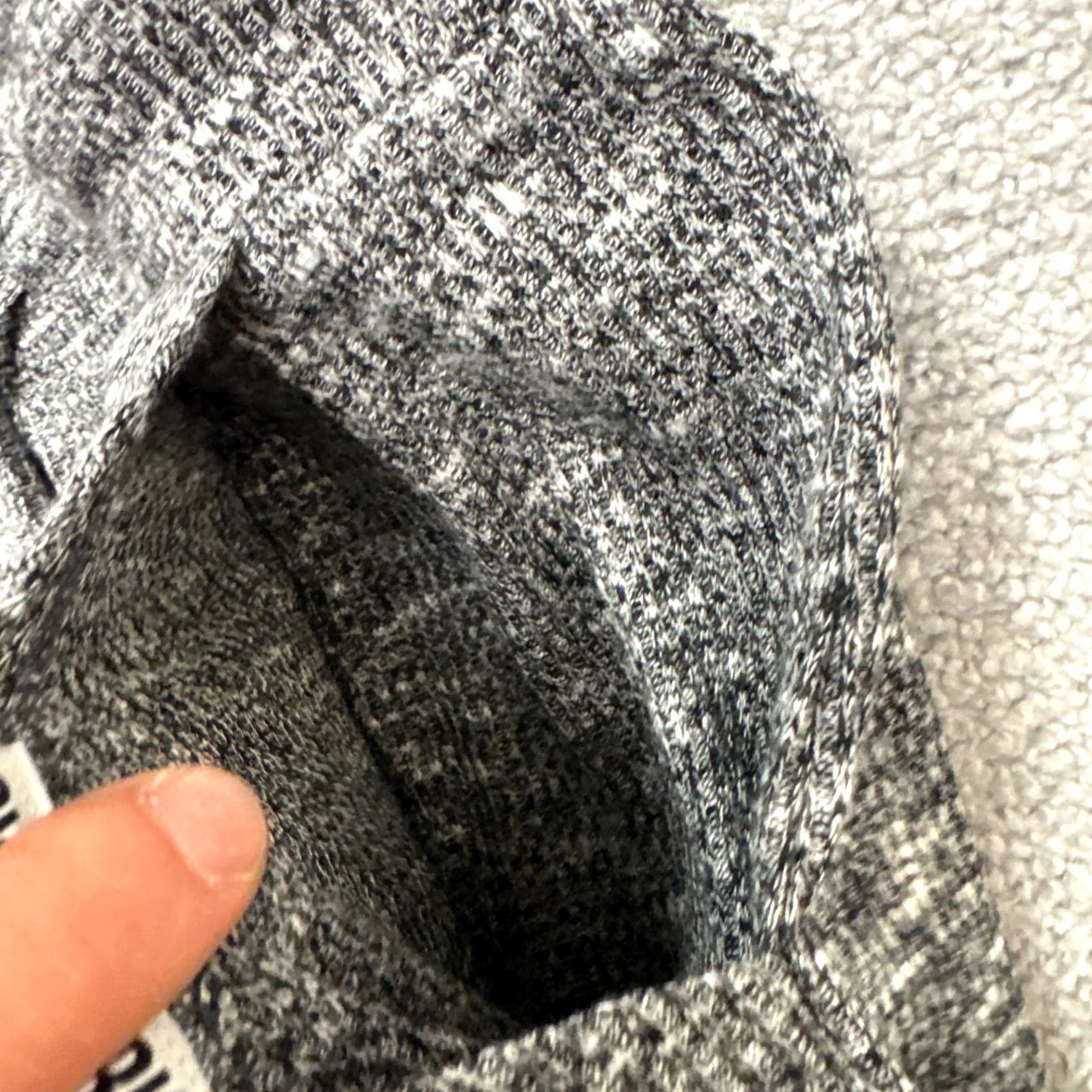 Gymshark Gymshark Leggings Womens Medium Marled Gray Slounge Ribbed Knit Activewear Sweatpants Size 32" / US 10 / IT 46 - 6 Thumbnail
