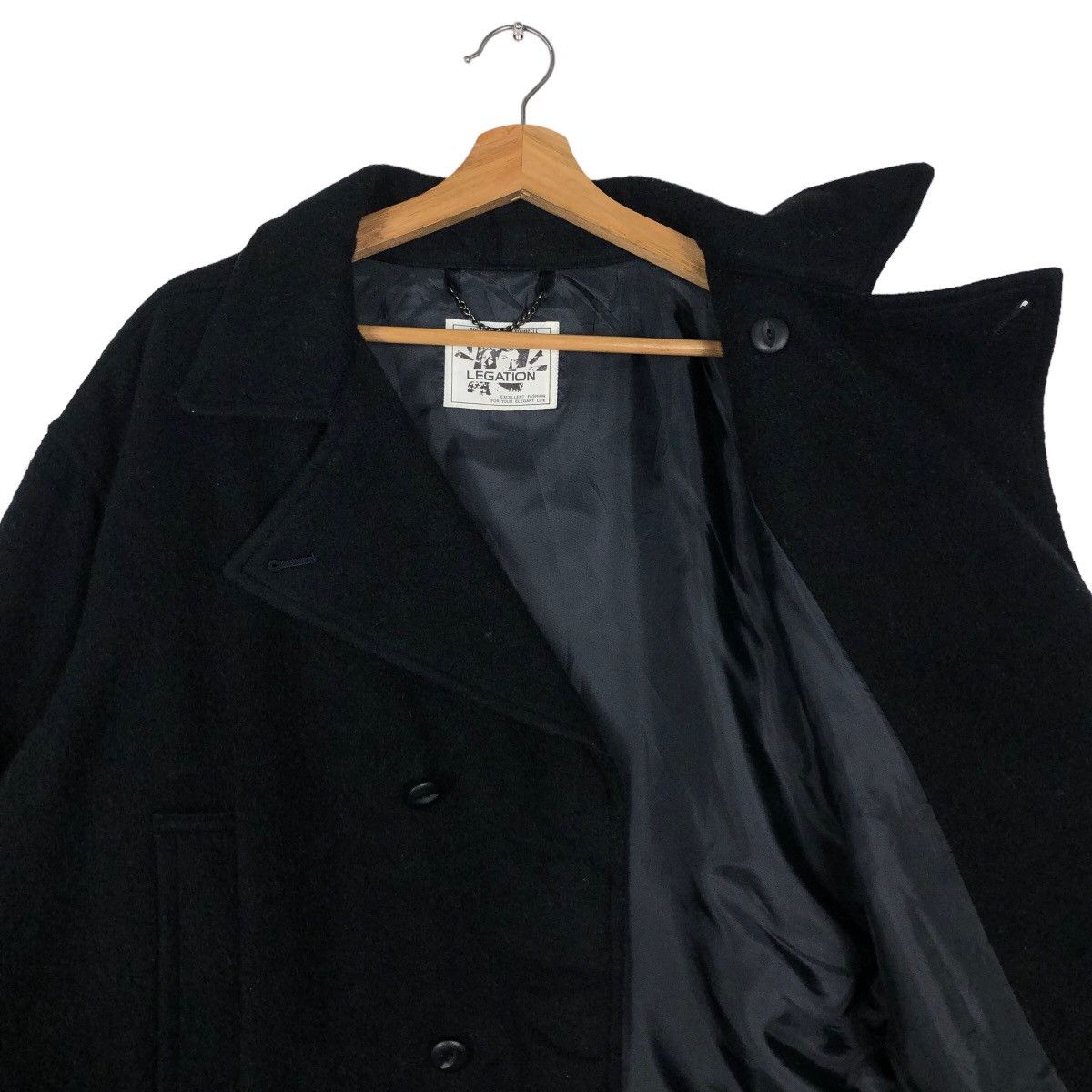 Japanese Brand 🔥Vintage Wool Bomber Jacket Legation Japan Issey Miyake Size US L / EU 52-54 / 3 - 10 Thumbnail