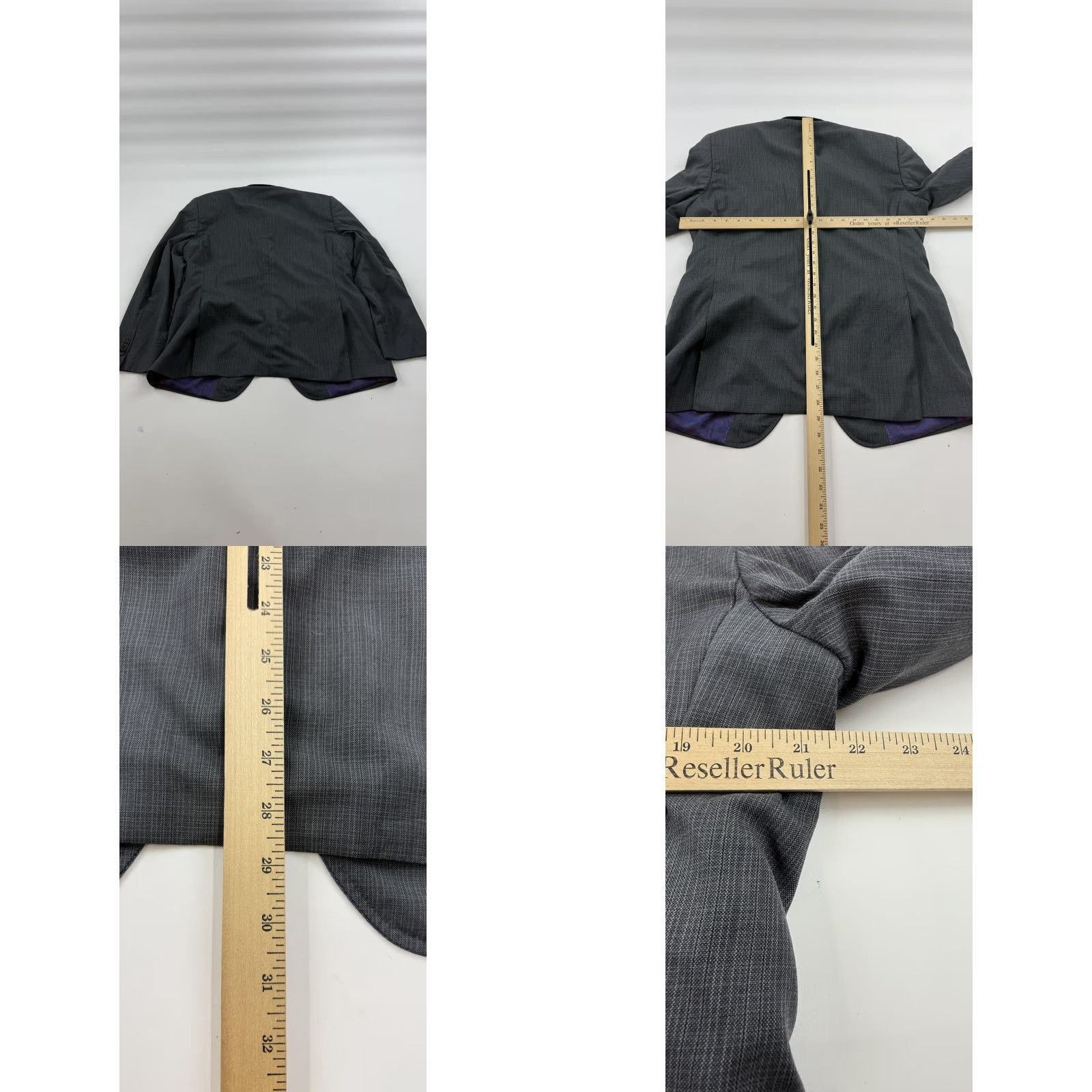 Ted Baker Ted Baker Jacket Mens 42R Gray Wool Jarrett CT Endurance Made in Canada Size US XS / EU 42 / 0 - 8 Thumbnail