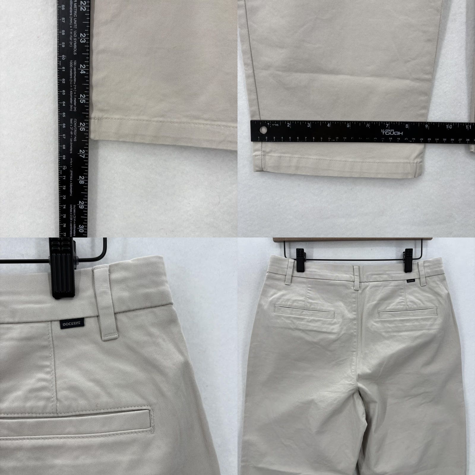 Dockers VINTAGE Dockers Pants Womens 30 Khaki Weekend Chino High Straight Ankle Stretch Workwear Size 30" / US 8 / IT 44 - 10 Thumbnail