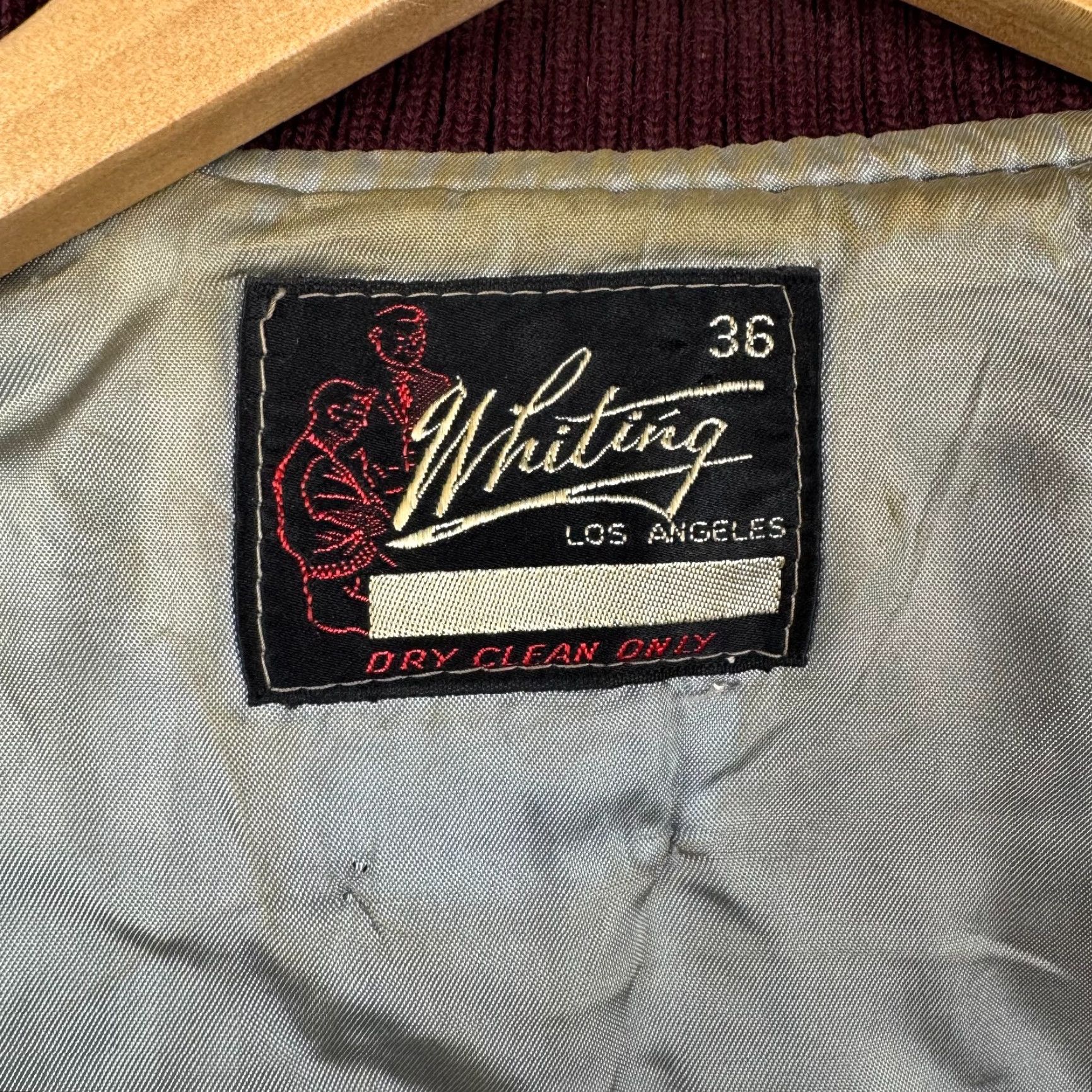 Vintage VINTAGE HL Whiting Letterman Jacket Wool Leather Red Ivory Size 36 S 1960s Mens Womens Size US S / EU 44-46 / 1 - 7 Thumbnail