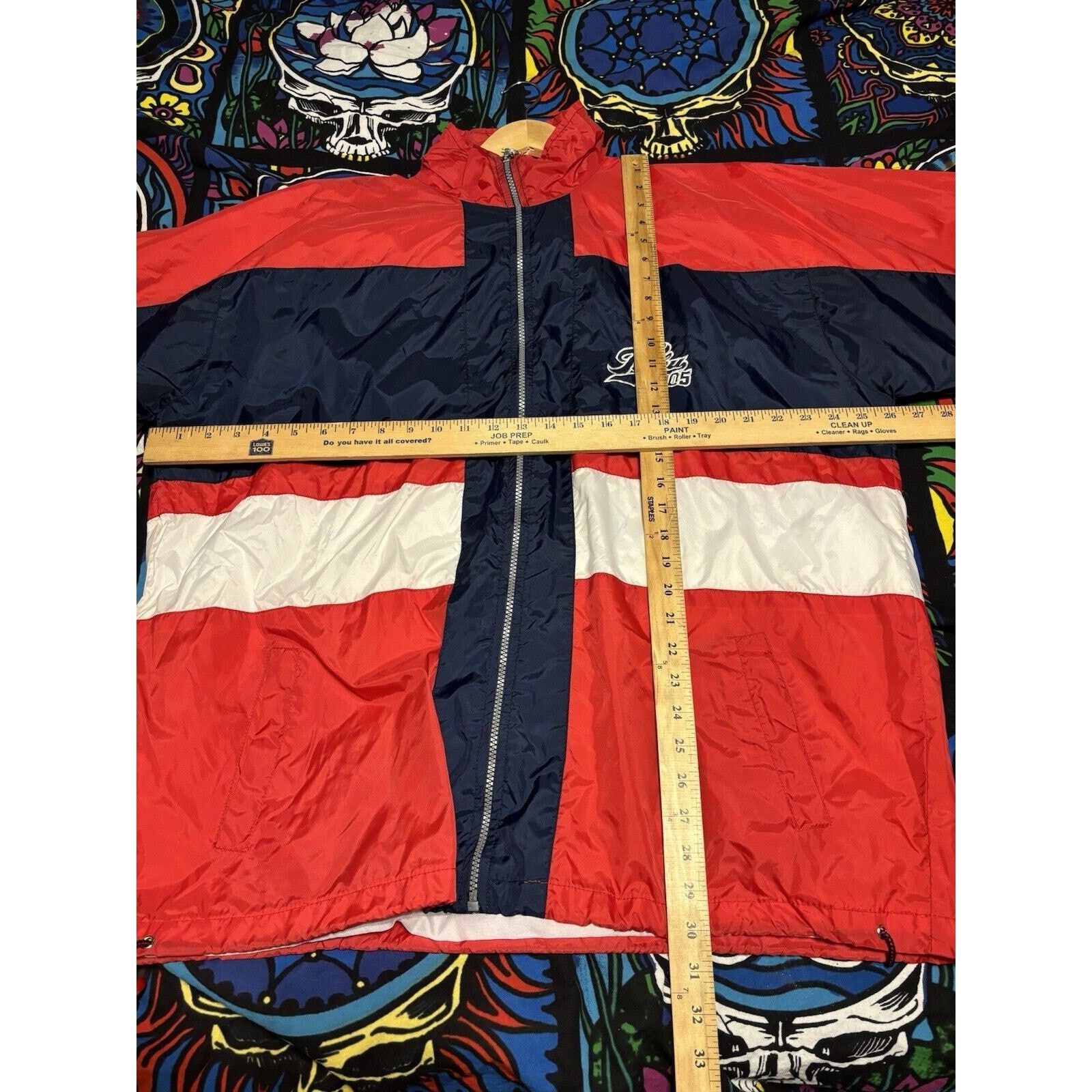 Fubu y2k fubu red white blue zip up windbreaker mens size XL Size US XL / EU 56 / 4 - 6 Thumbnail