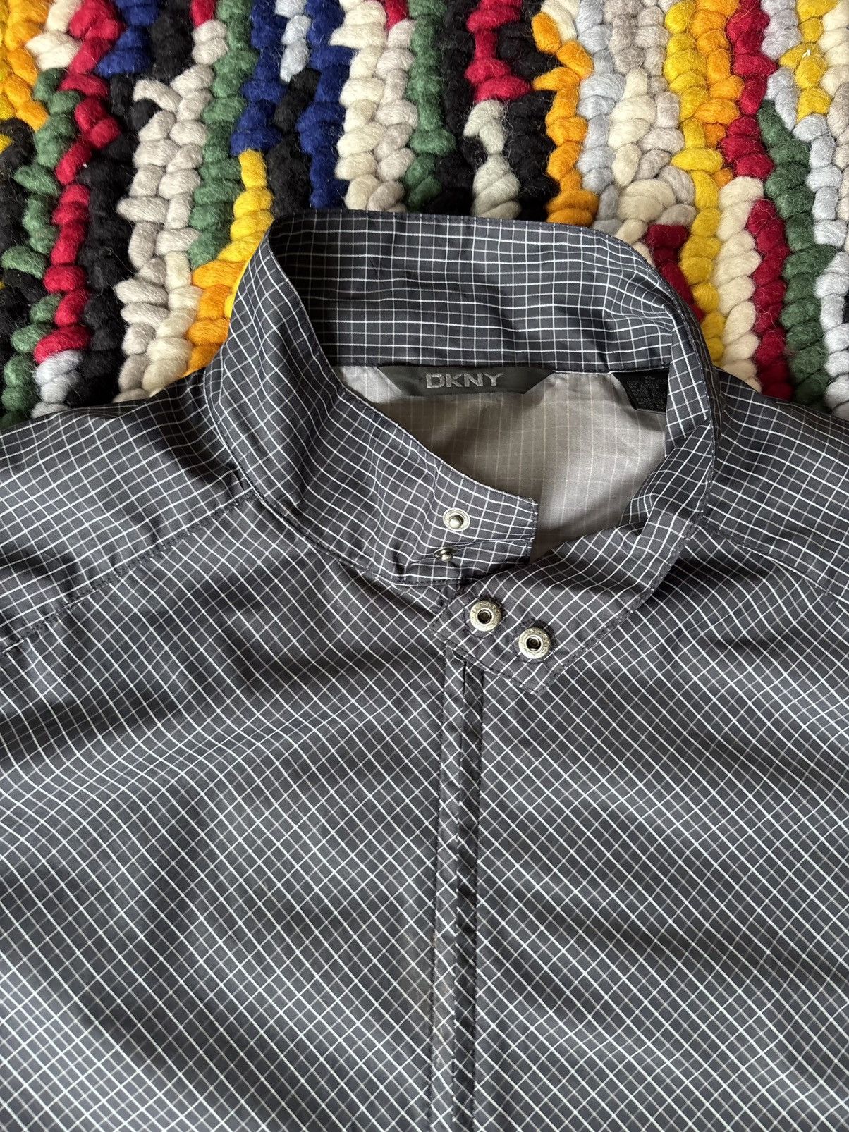 DKNY Vintage DKNY Grid Coat Size US L / EU 52-54 / 3 - 3 Thumbnail