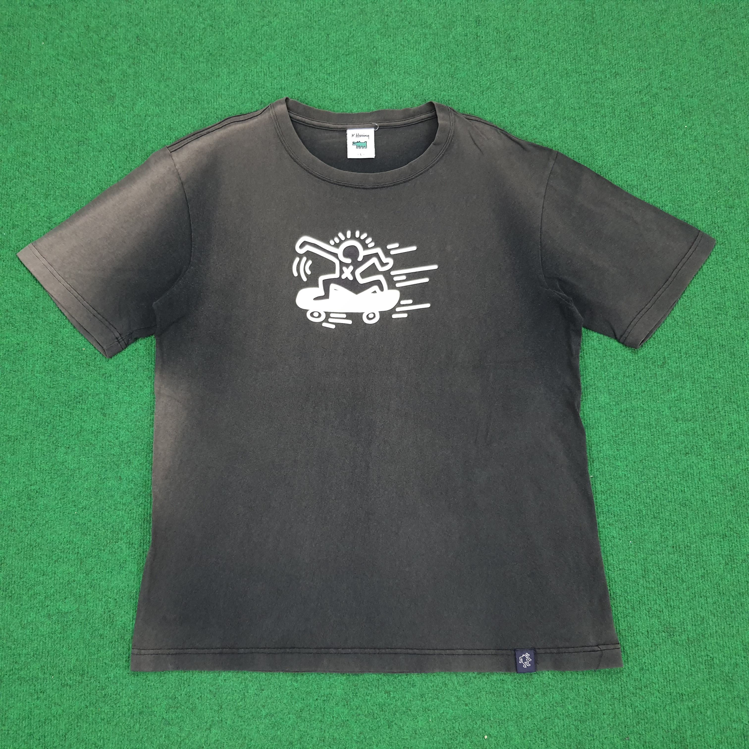Japanese Brand × Vintage Vintage Keith Haring Japanese Streetwear T-shirt Size US L / EU 52-54 / 3 - 1 Thumbnail
