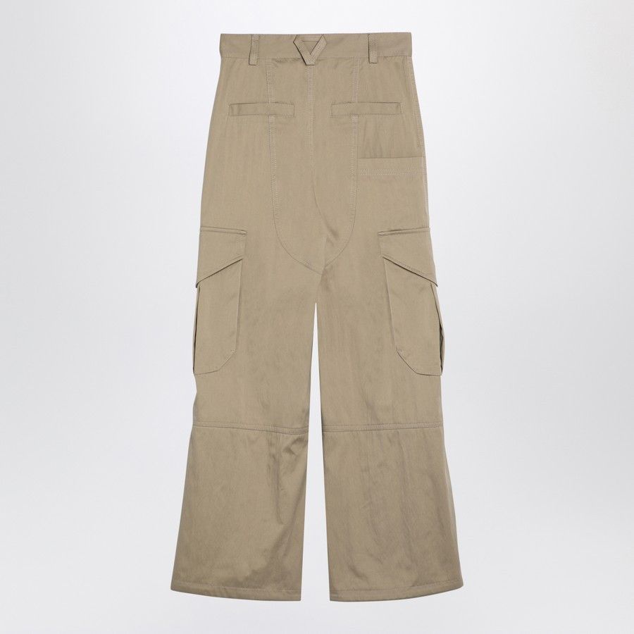 Bottega Veneta o1d2blof0824 Cargo Trousers in Beige Size 27" / US 4 / IT 40 - 2 Thumbnail