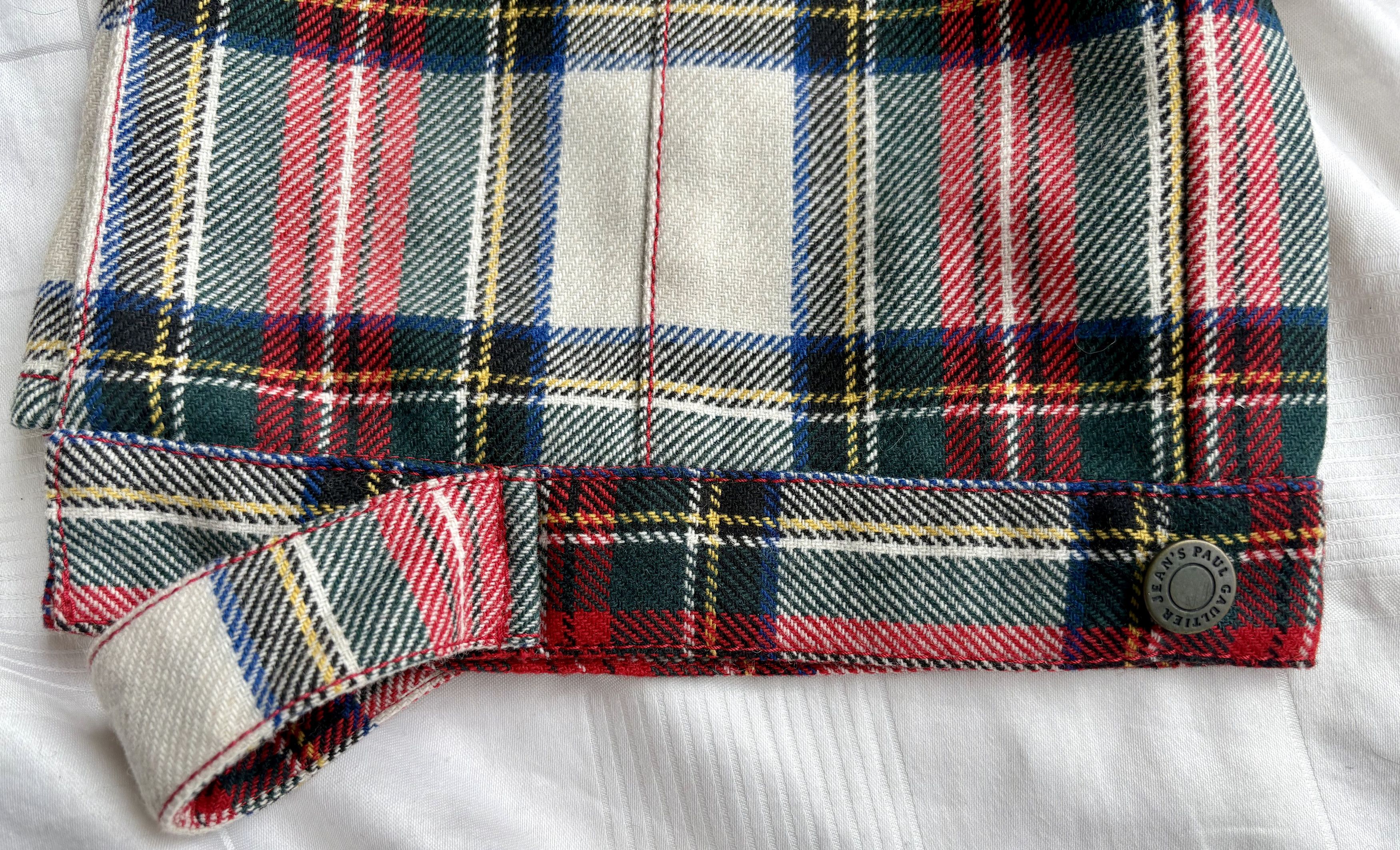 Jean Paul Gaultier Archival JEAN PAUL GAULTIER Tartan Sailor Pants – Unworn Size US 34 / EU 50 - 12 Thumbnail