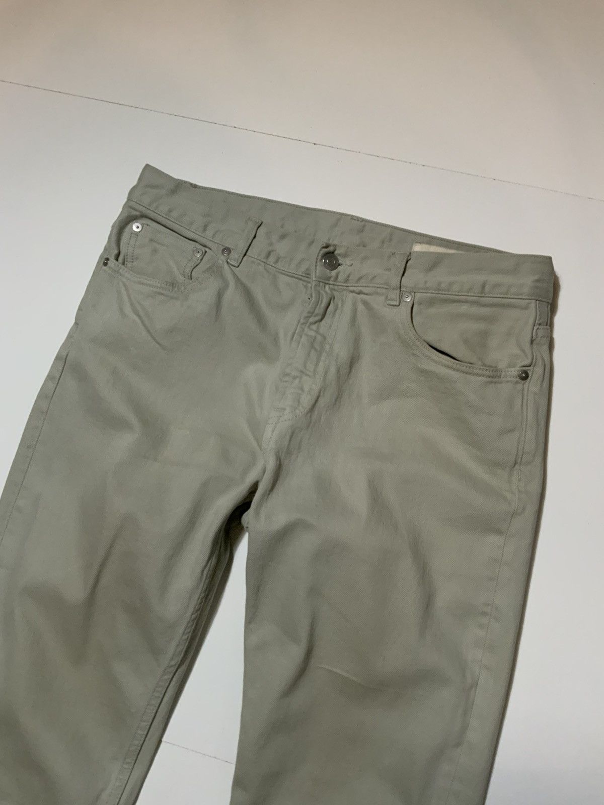 Zara Zara Man Slim Cropped Pant Raw Edge Distressed Denim Jeans Size US 32 / EU 48 - 5 Thumbnail