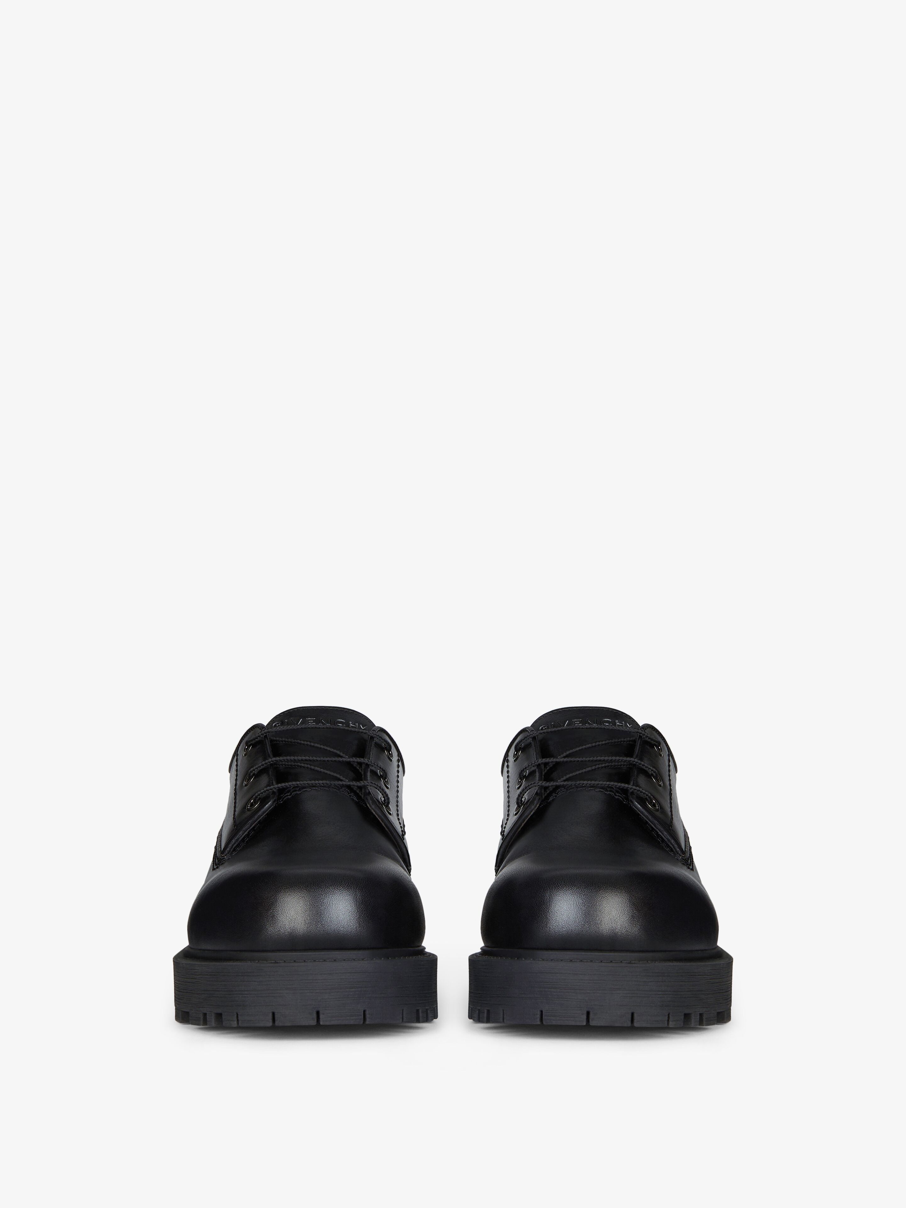 Givenchy o1w1db10925 Storm Derby Shoes in Black Size US 10 / EU 43 - 2 Thumbnail