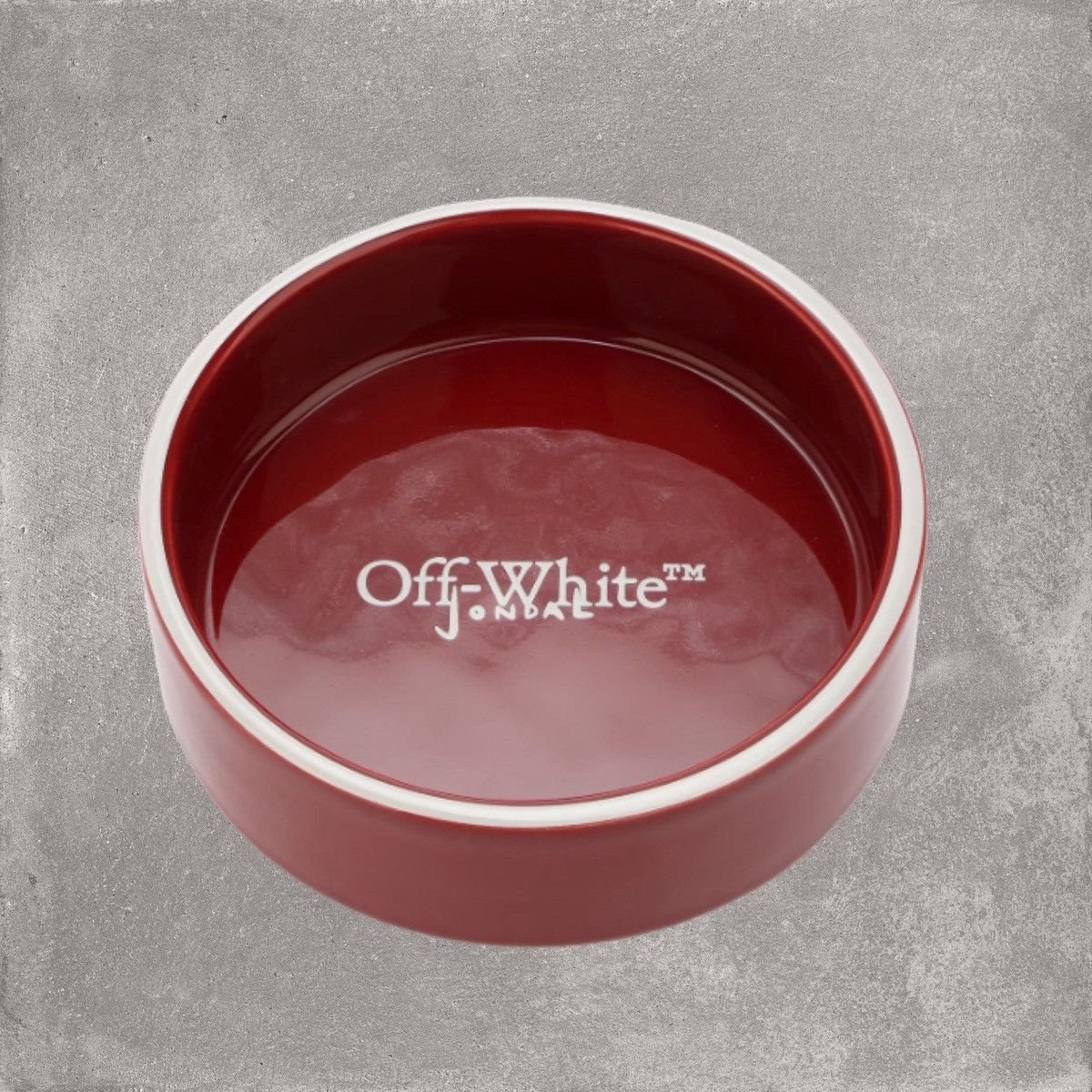 Off-White Off White Tray Arrows Red Burgundy Jondal Disk Ashtray Size ONE SIZE - 2 Thumbnail