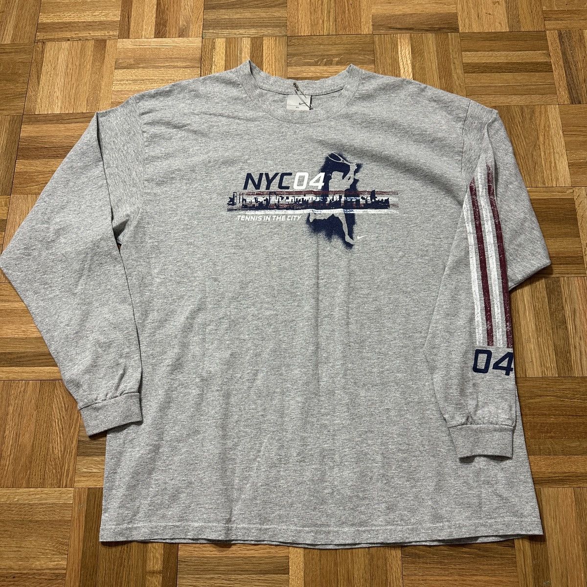 Nike Vintage Nike 2004 US Open long sleeve tee Size US XL / EU 56 / 4 - 1 Thumbnail