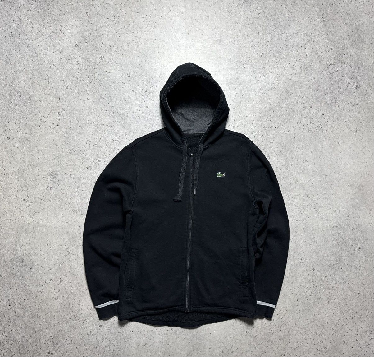 Lacoste Lacoste Tennis Full Zip Hoodie Black Size US M / EU 48-50 / 2 - 1 Thumbnail