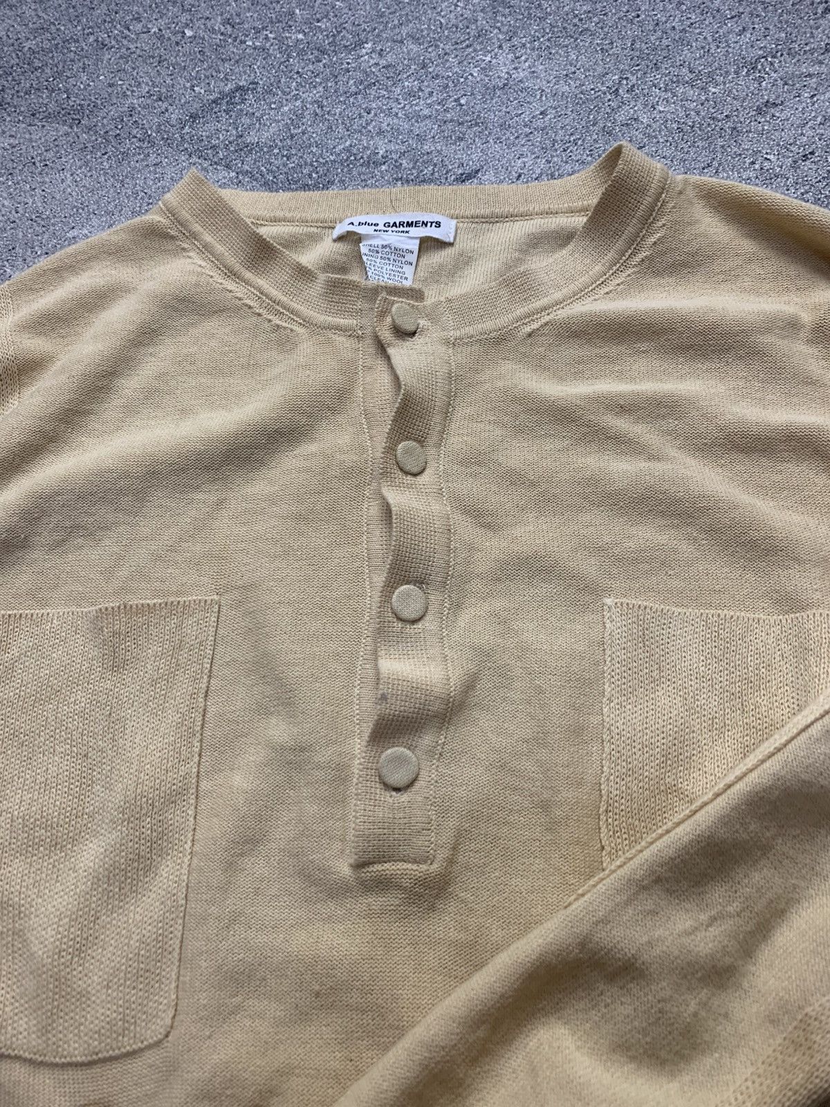Engineered Garments 🐍 SOLD 🐍A Blue Garment Newyork Short Sleeve Knit Size US L / EU 52-54 / 3 - 5 Thumbnail