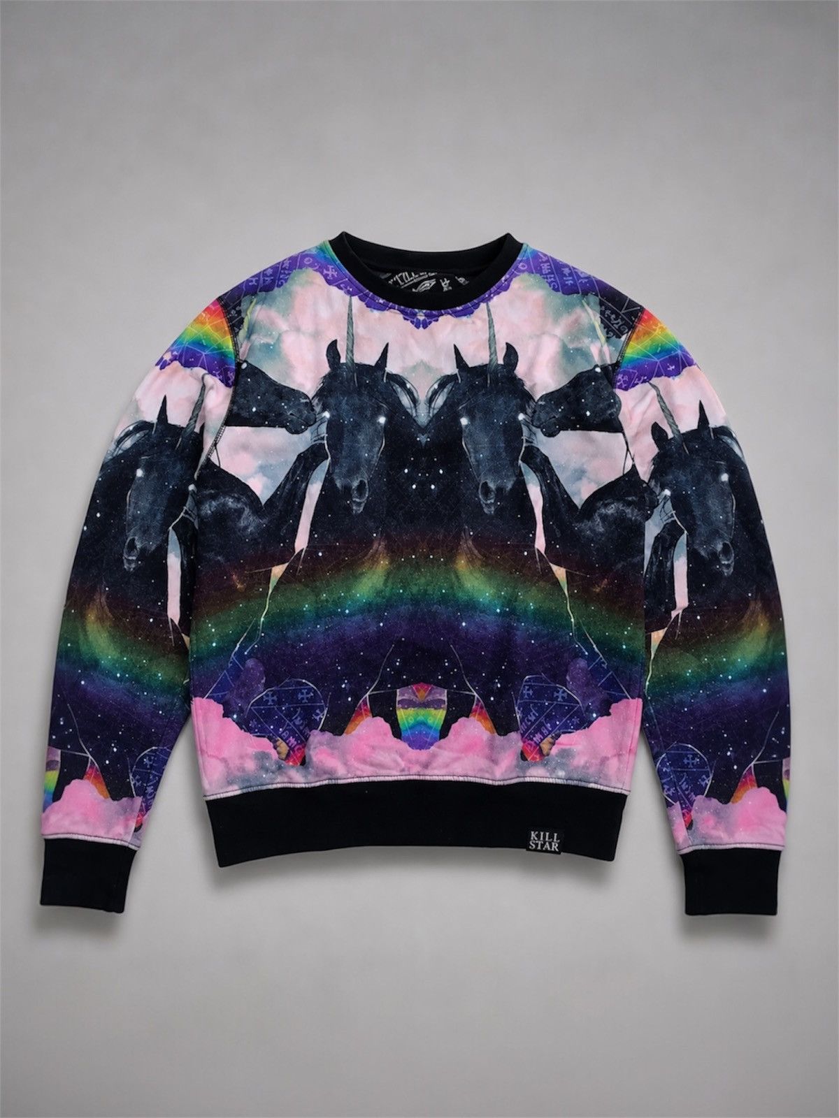 Vintage Kill Star Horse Full Printed Archieve Sweatshirt Size US M / EU 48-50 / 2 - 1 Thumbnail