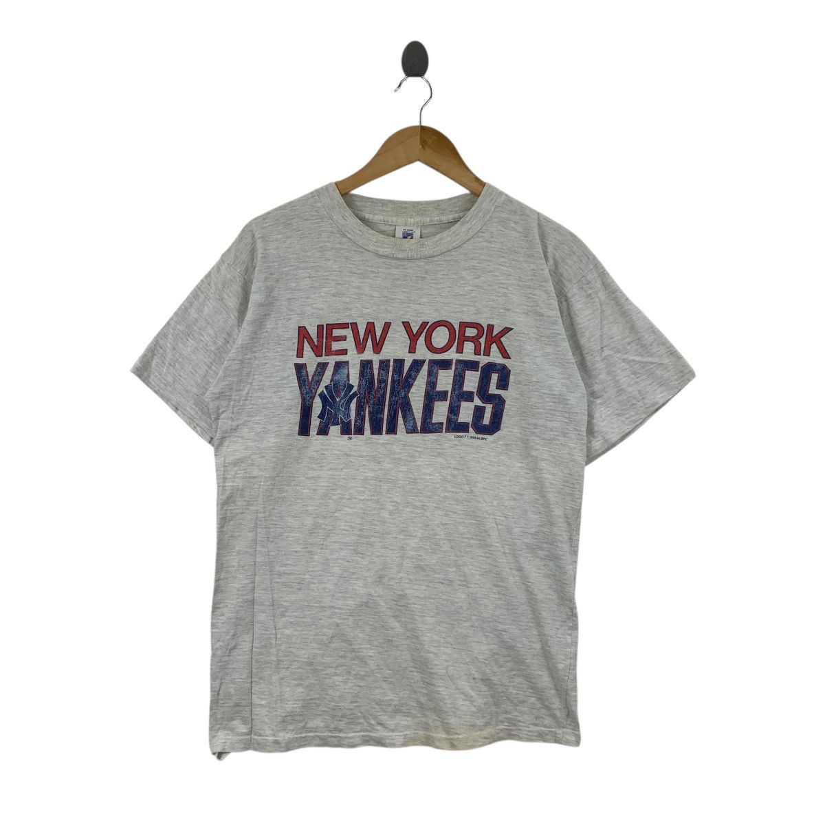 MLB Vintage 1988 MLB NEW YORK YANKEES Distress Tee Shirt Top Size US M / EU 48-50 / 2 - 4 Thumbnail