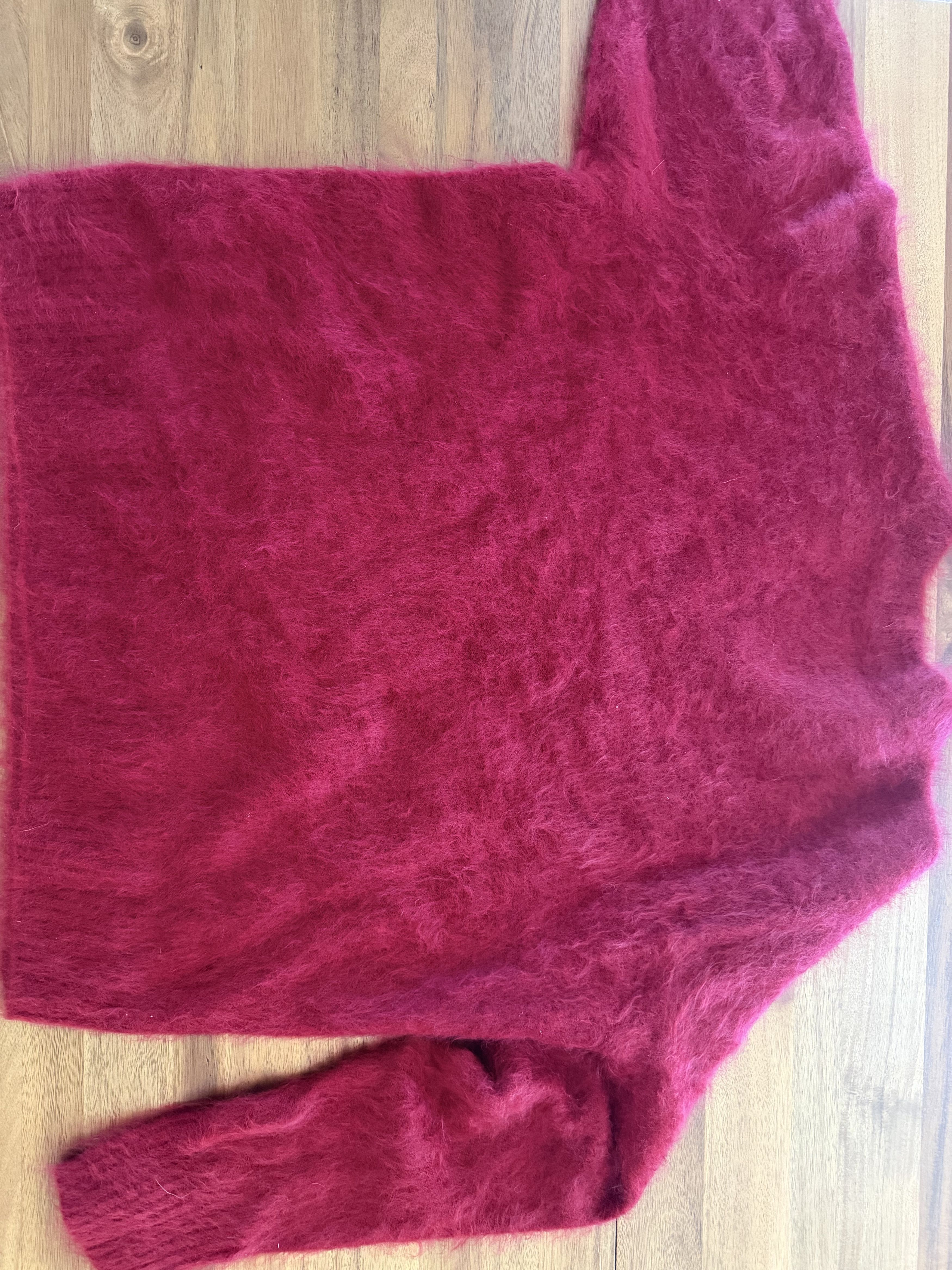 Other Rainmaker Kyoto Shag Cashmere V-Neck Sweater Size US L / EU 52-54 / 3 - 4 Thumbnail