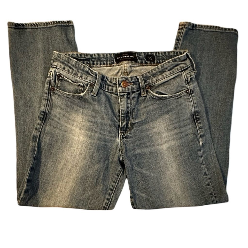 Lucky Brand Lucky Brand SWEET CROP Jean Blue Women’s Size 6/28. Size 28" / US 6 / IT 42 - 16 Thumbnail