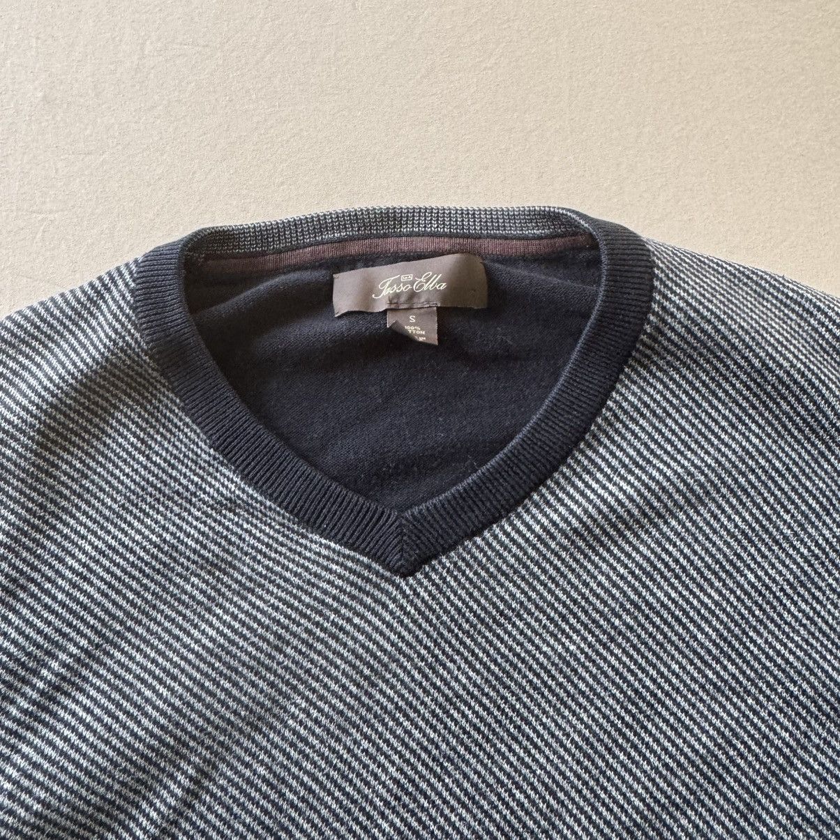 Tasso Elba Tasso Elba Cotton Colorblock V-neck sweater Size US S / EU 44-46 / 1 - 3 Thumbnail