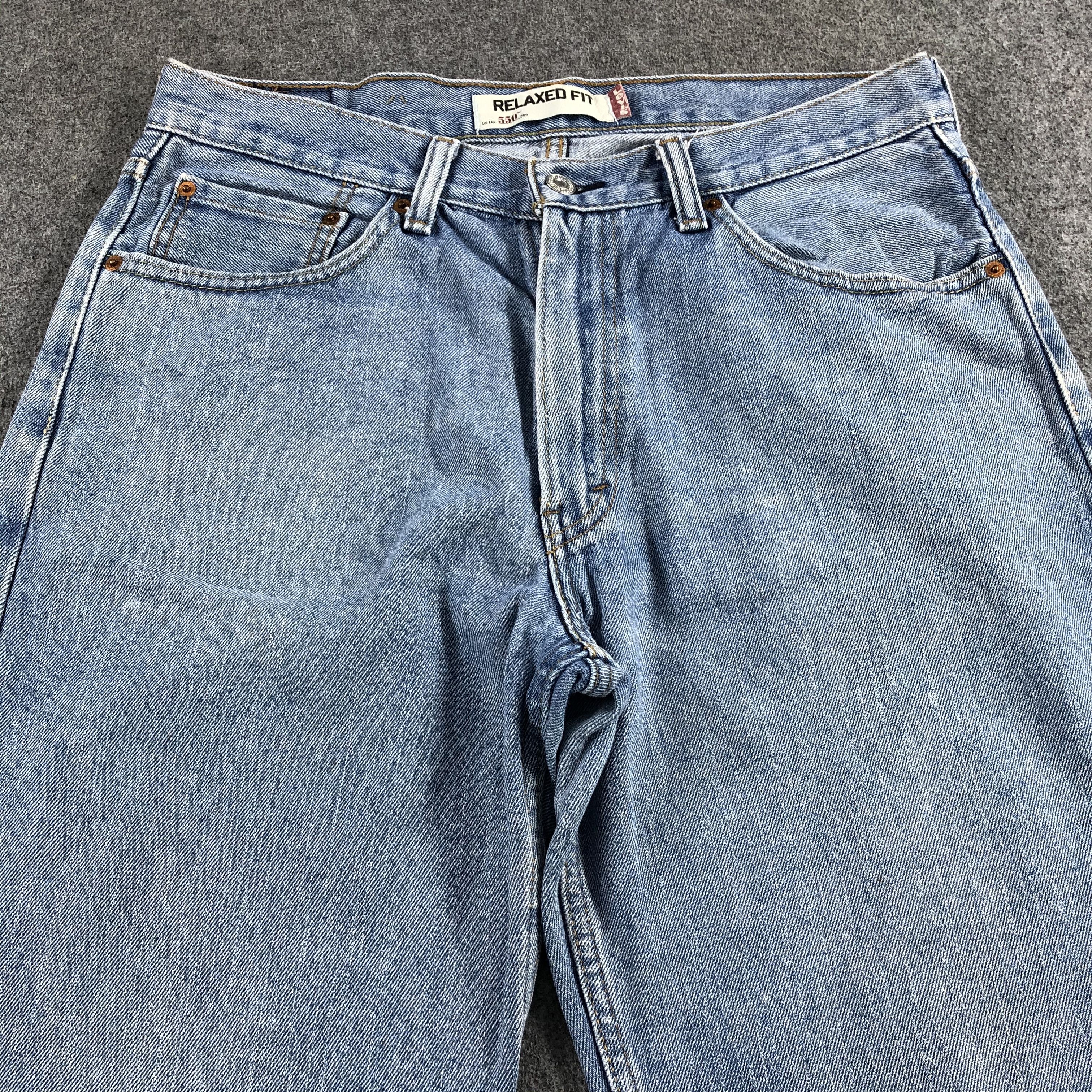 Levi's Vintage Light Wash Levis 550 Jeans-J2115 Size US 34 / EU 50 - 4 Thumbnail