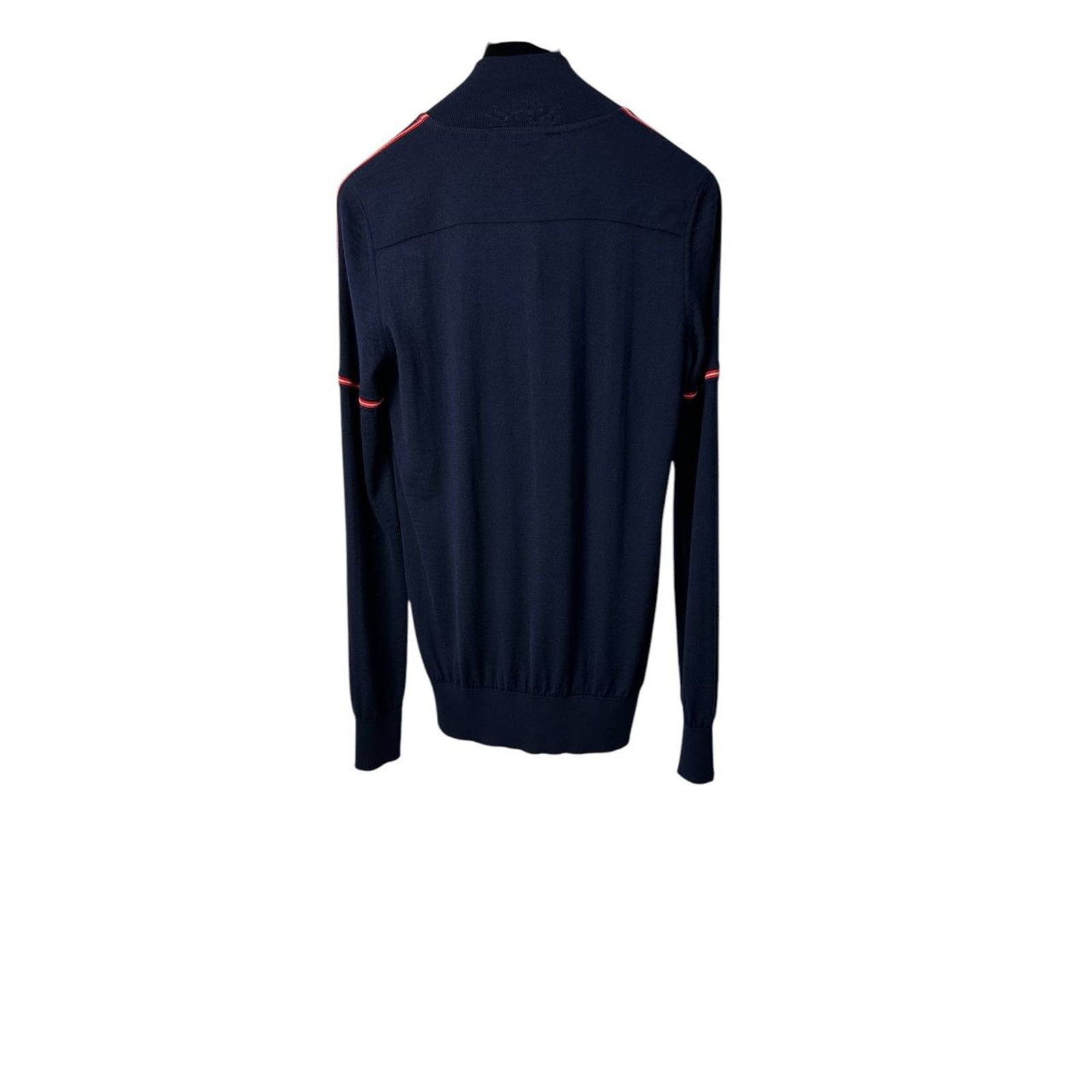 Chanel Chanel Navy CashmereCC Logo Jumper Sz.40 Size M / US 6-8 / IT 42-44 - 4 Thumbnail