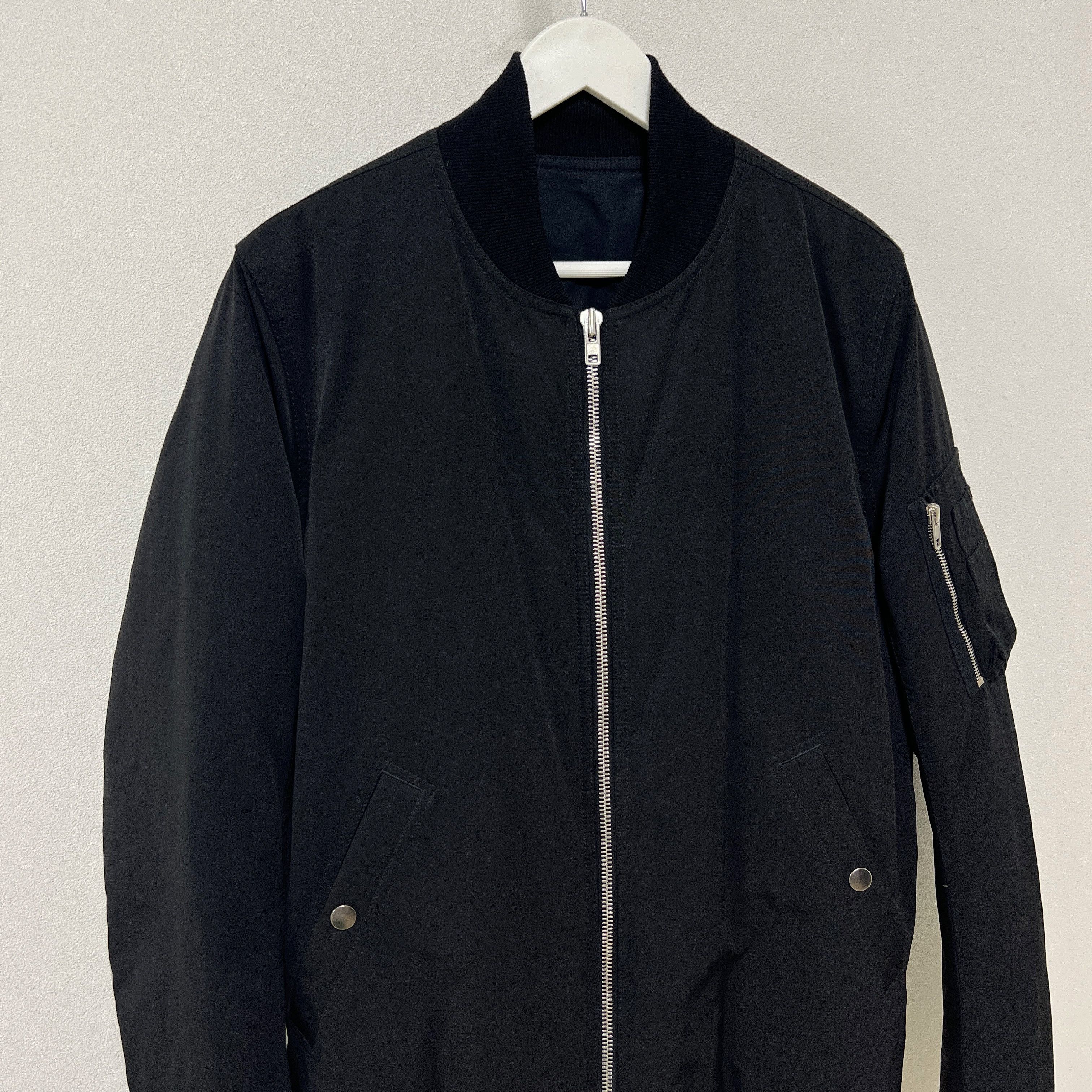 Rick Owens Rick Owens FW14 "MOODY" Goose Down MA-1 Flight Bomber Jacket Size US M / EU 48-50 / 2 - 5 Thumbnail